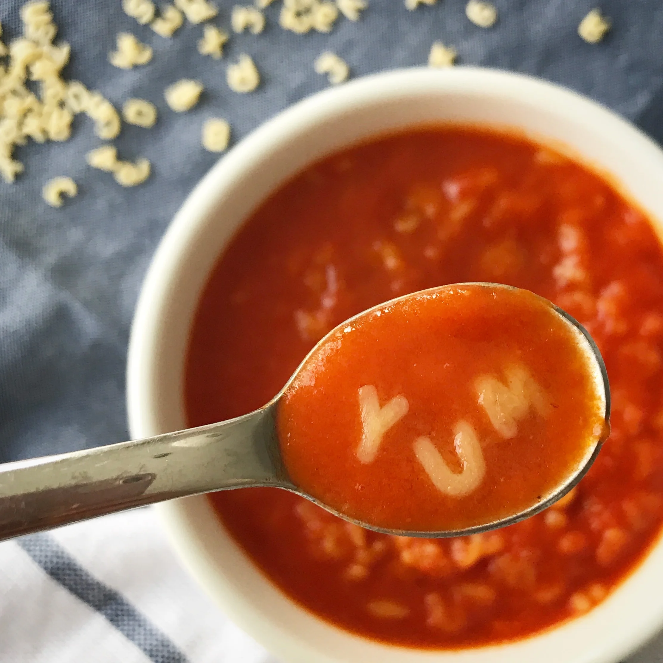 Homemade Alphaghetti