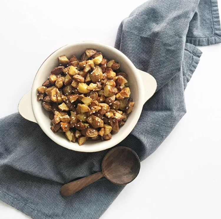 Korean Garlic Potatoes