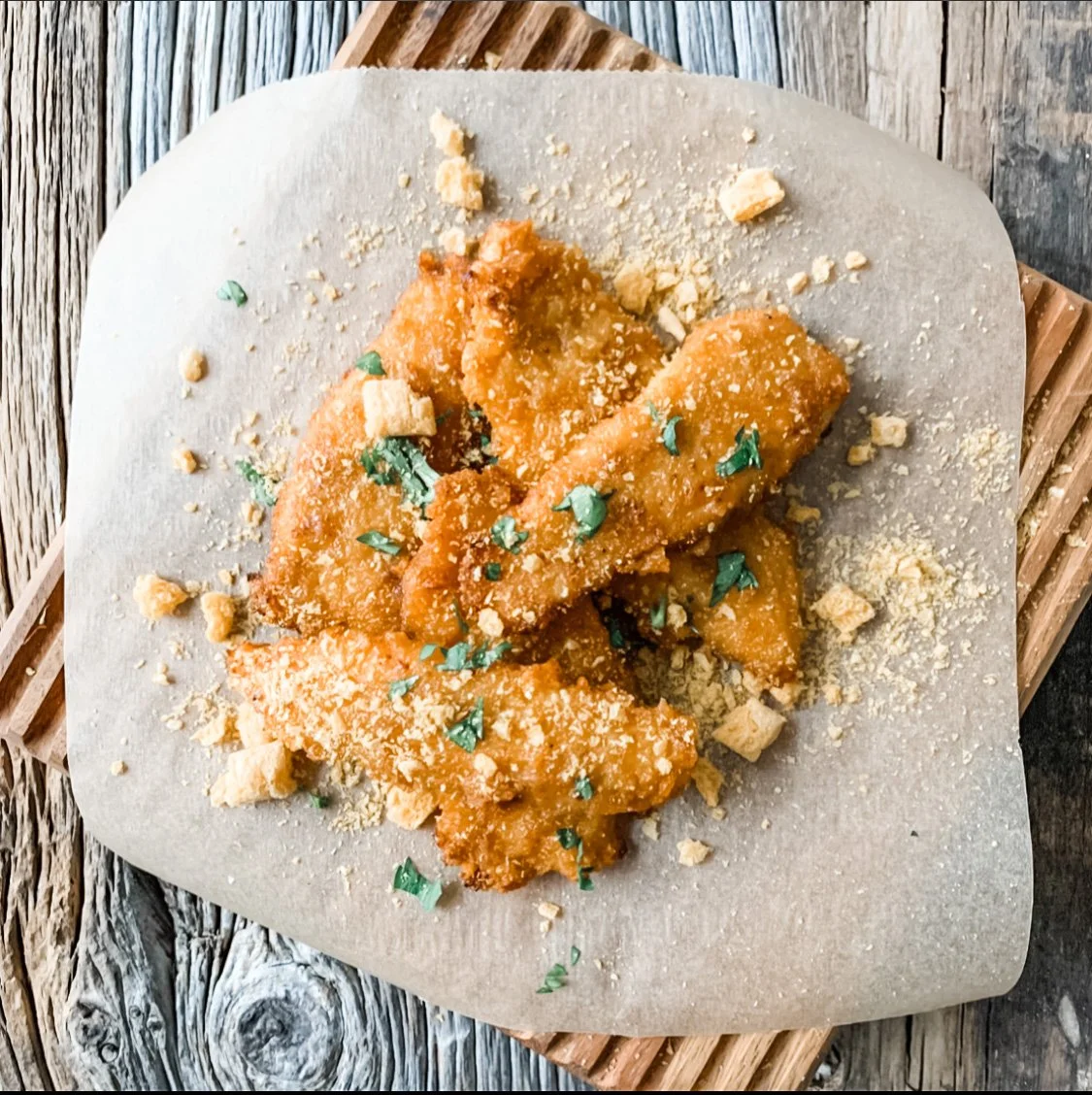 Cap’n crunch™️ chicken fingers
