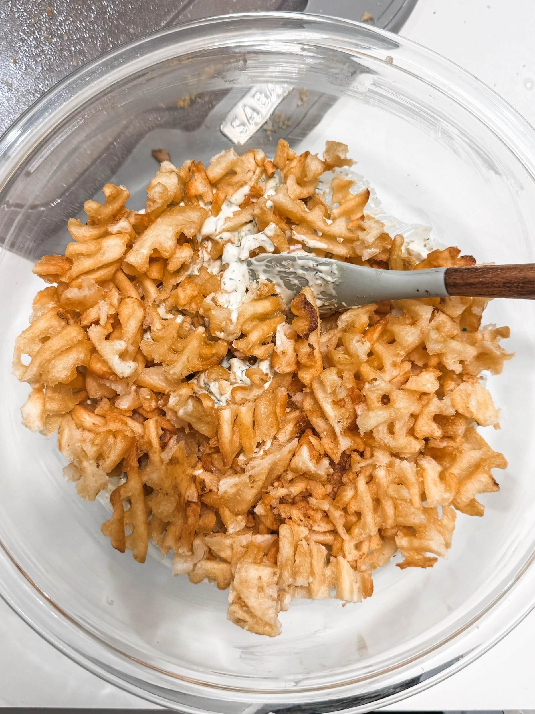 French fry potato salad