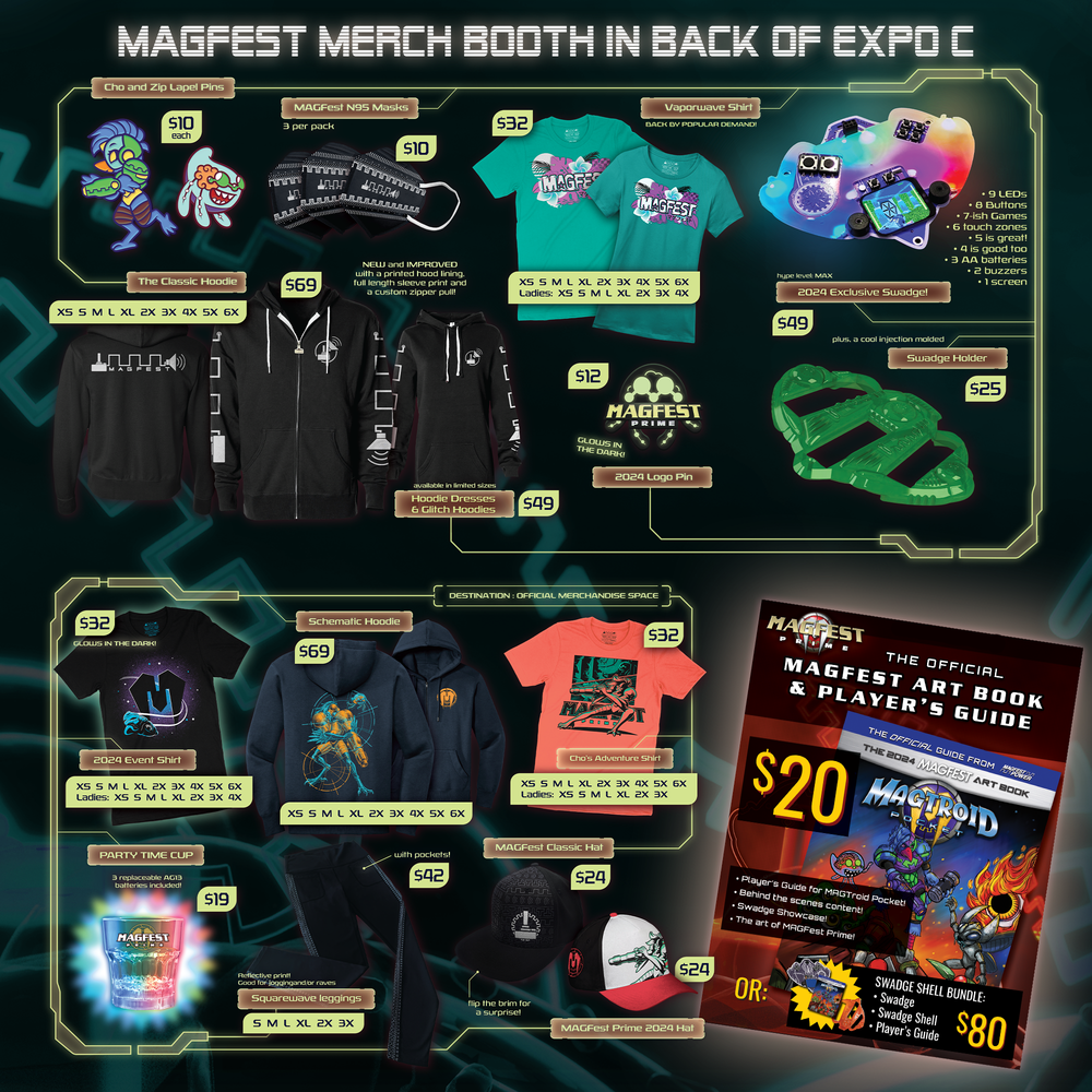 2024 Booth Merch — Super Magfest