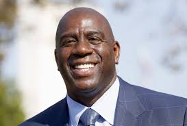 Keynote speaker Magic Johnson delivers