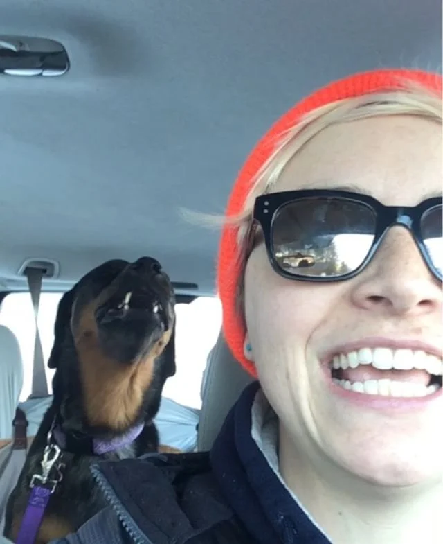 Caraoke loving Calliope.