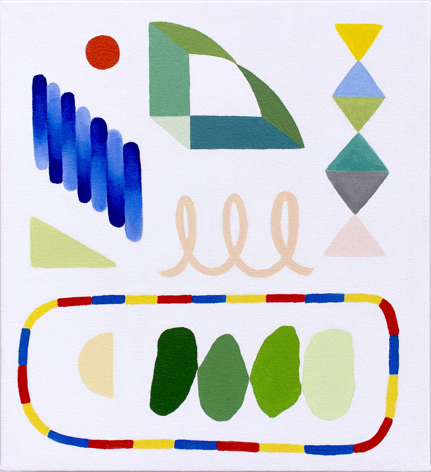 Sketchbook Page 15” x 13.75” oil on canvas 2018