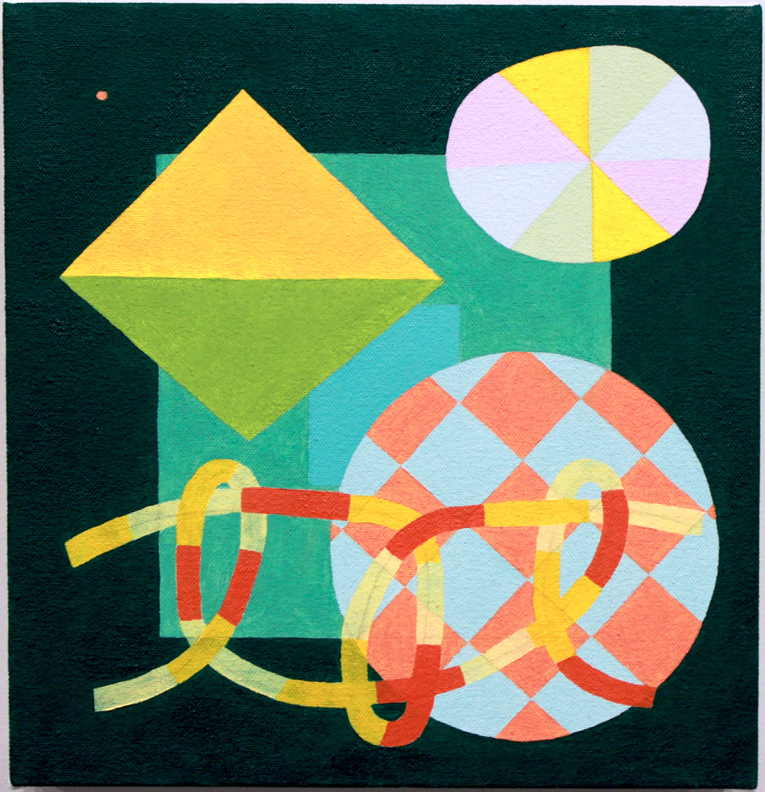 Floating 10.5” x 10.125” oil on canvas 2019