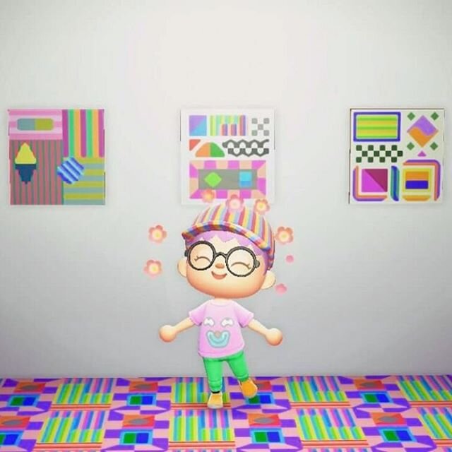 Had fun today creating digital paintings in my virtual animal crossing world 🌼 also went on a walk with siblings in the neighborhood identifying plants and avoiding other people 🌿 ate homemade pasta &amp; curry 🍜 loving that I&rsquo;m in a house w