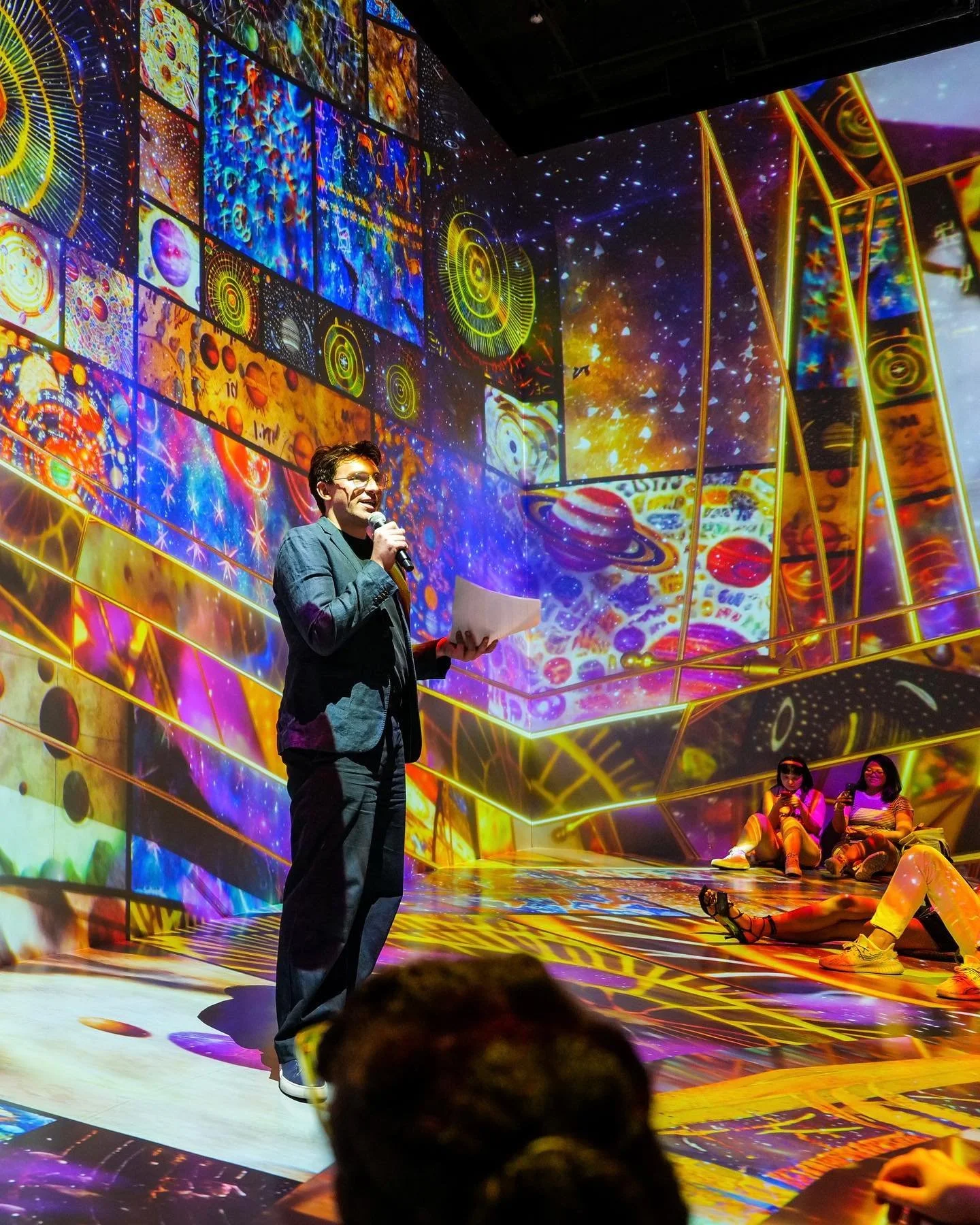 In an odd turn of events, I&rsquo;ve been ASKED to speak instead of just interrupting people in meetings.

Opening #BeyondtheLight with NASA, wake-up with Cheddar with @chloeaaiello, and closing out #MAGENTAVERSE with @pantone