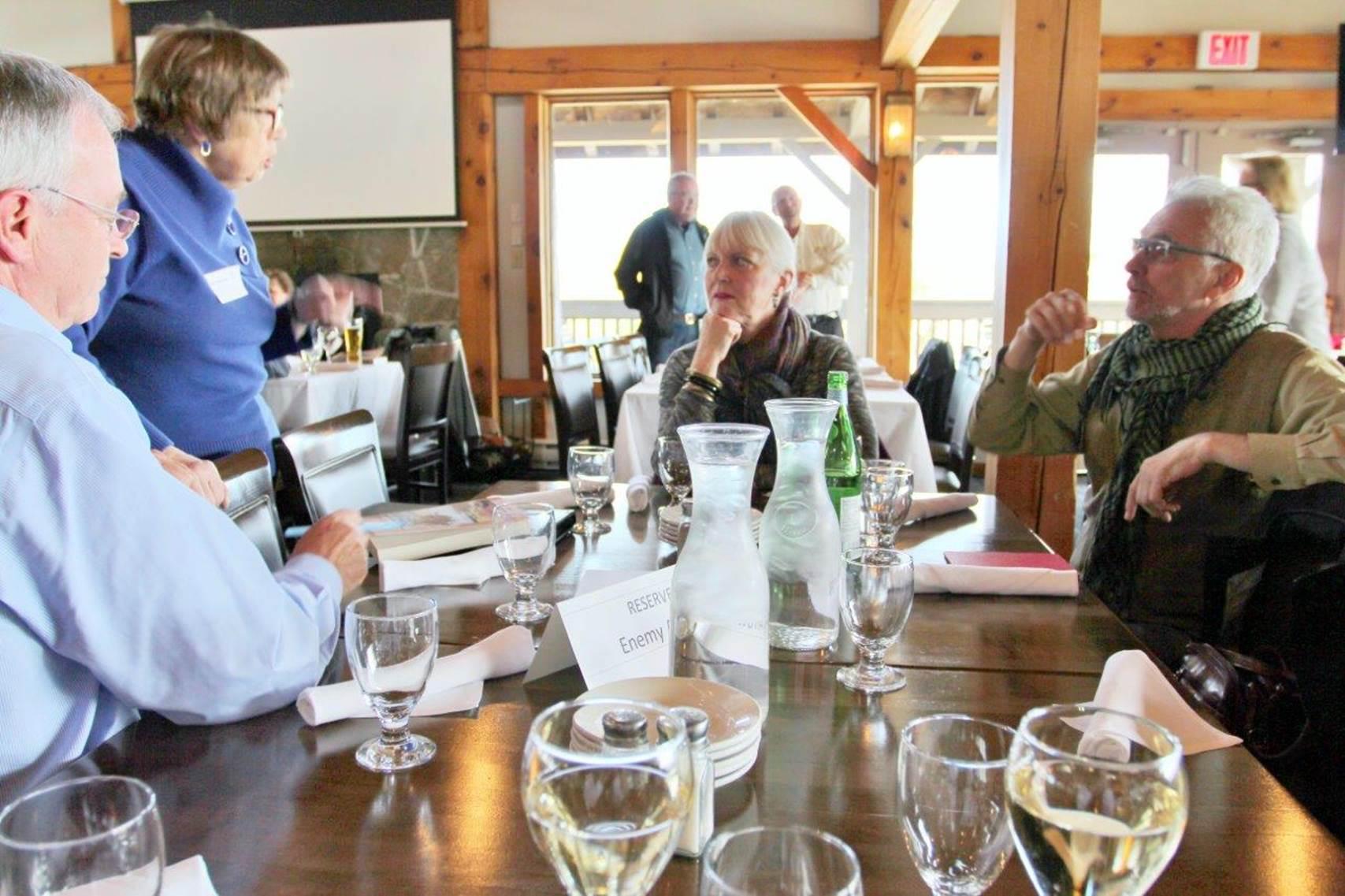 Enemy Arrows author Will O'Hara presents his book at Mimico Cruising Club