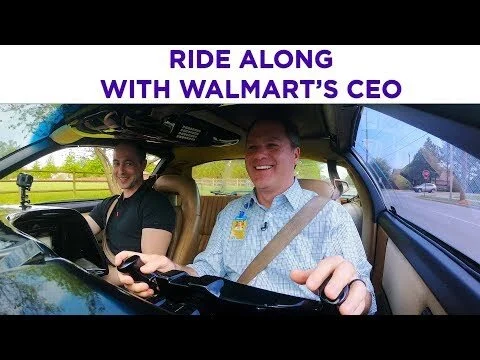 Robots, scanners, towers: Walmart CEO details new tech on a ride along