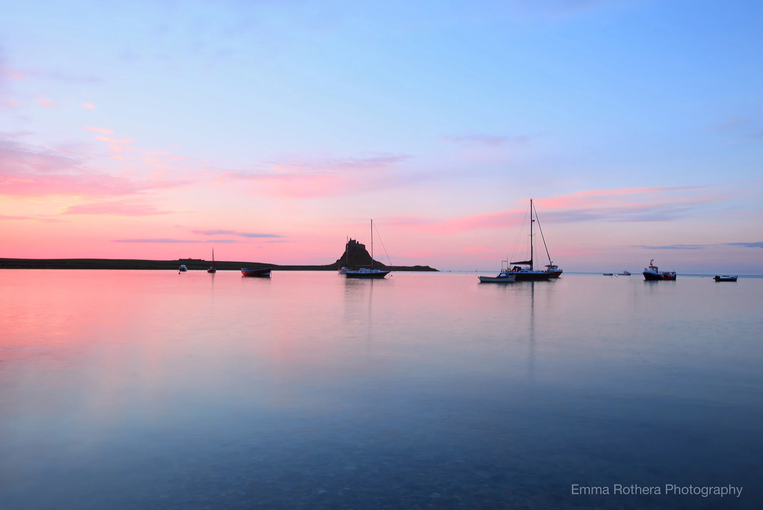 Holy Island Harbour Dawn, Holy Island, Northumberland
