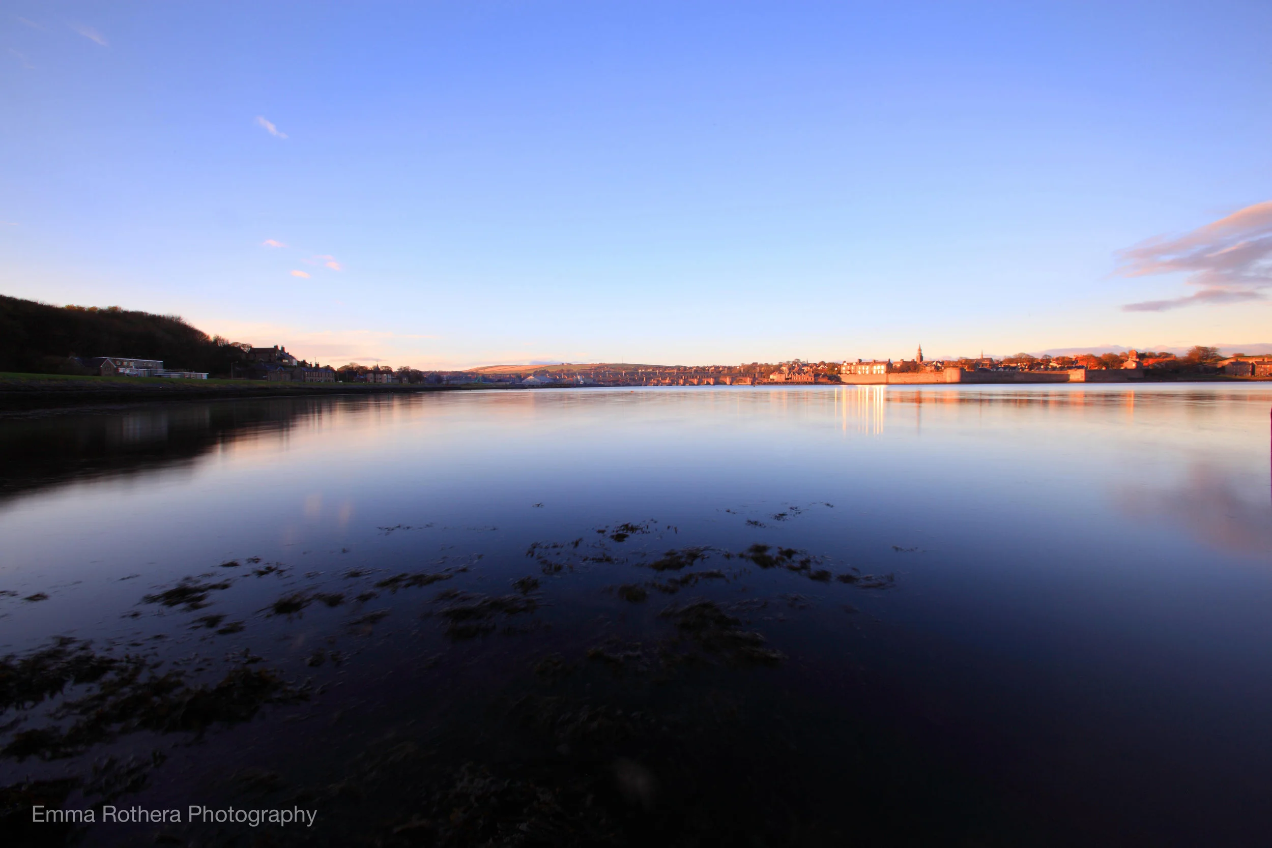 Berwick-Upon- Tweed, Town over the Water view, The Golden Hour, The Northumberland Coast, Northumberland