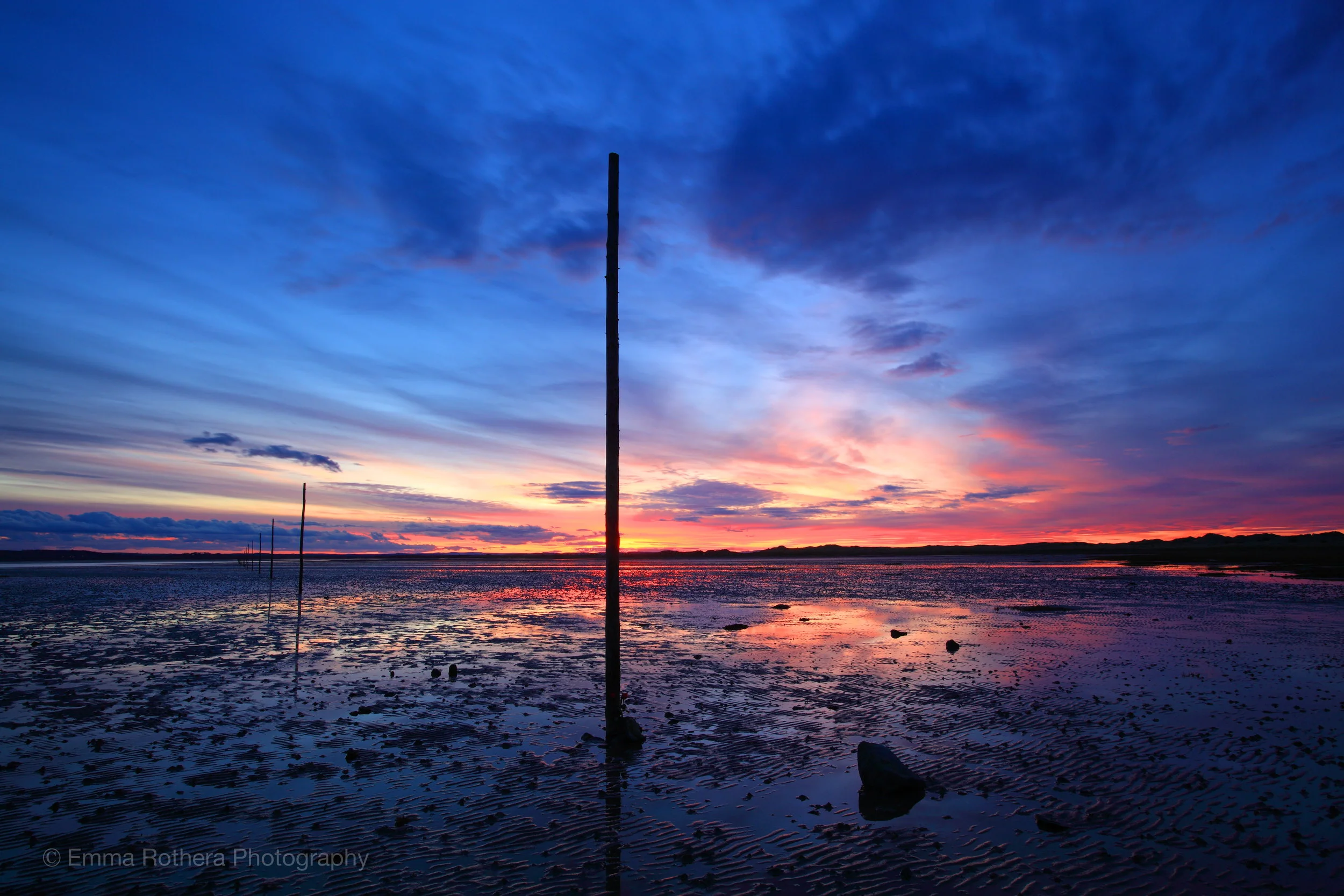 The Pilgrims Way, Last Light, Holy Island, Northumberland