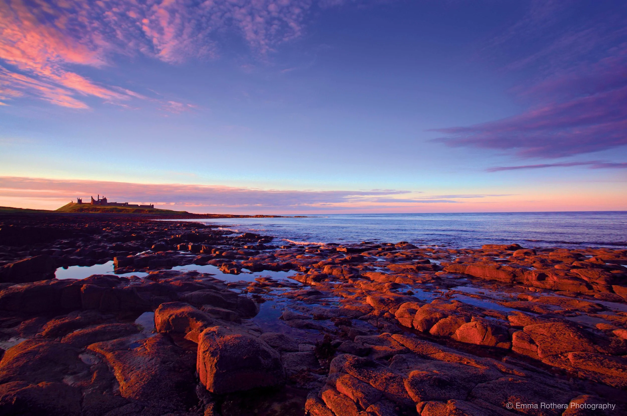 Dunstanburgh Castle Spring Sunset, Dunstanburgh, Northumberland
