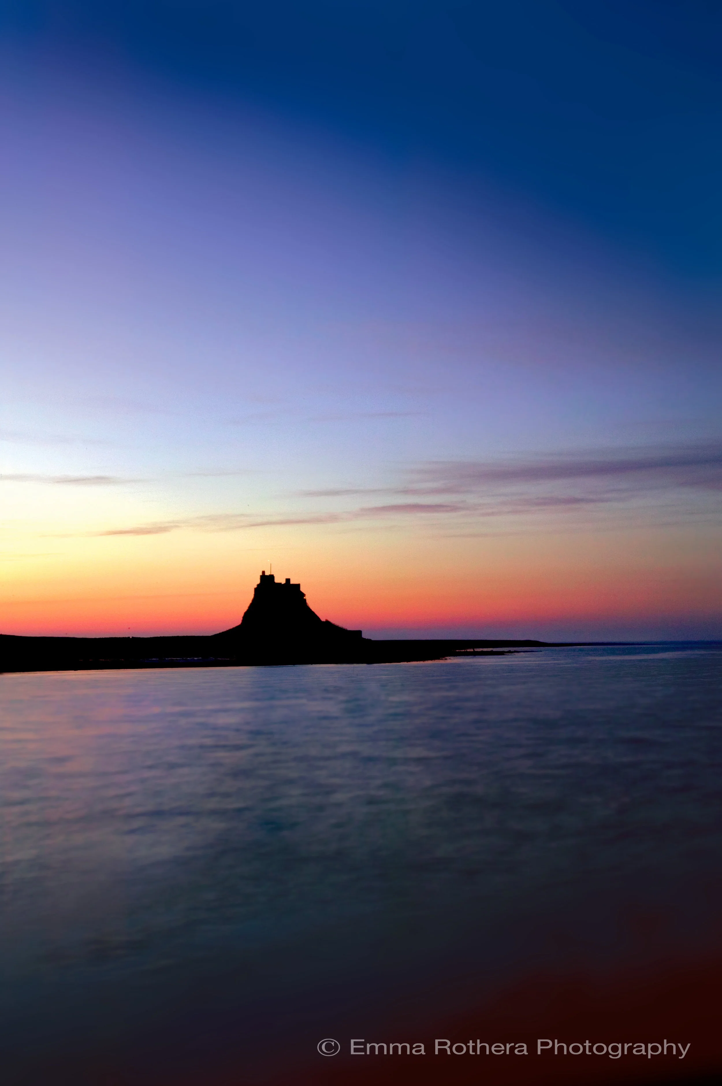 Lindisfarne Castle Sunset, Holy Island, Northumberland