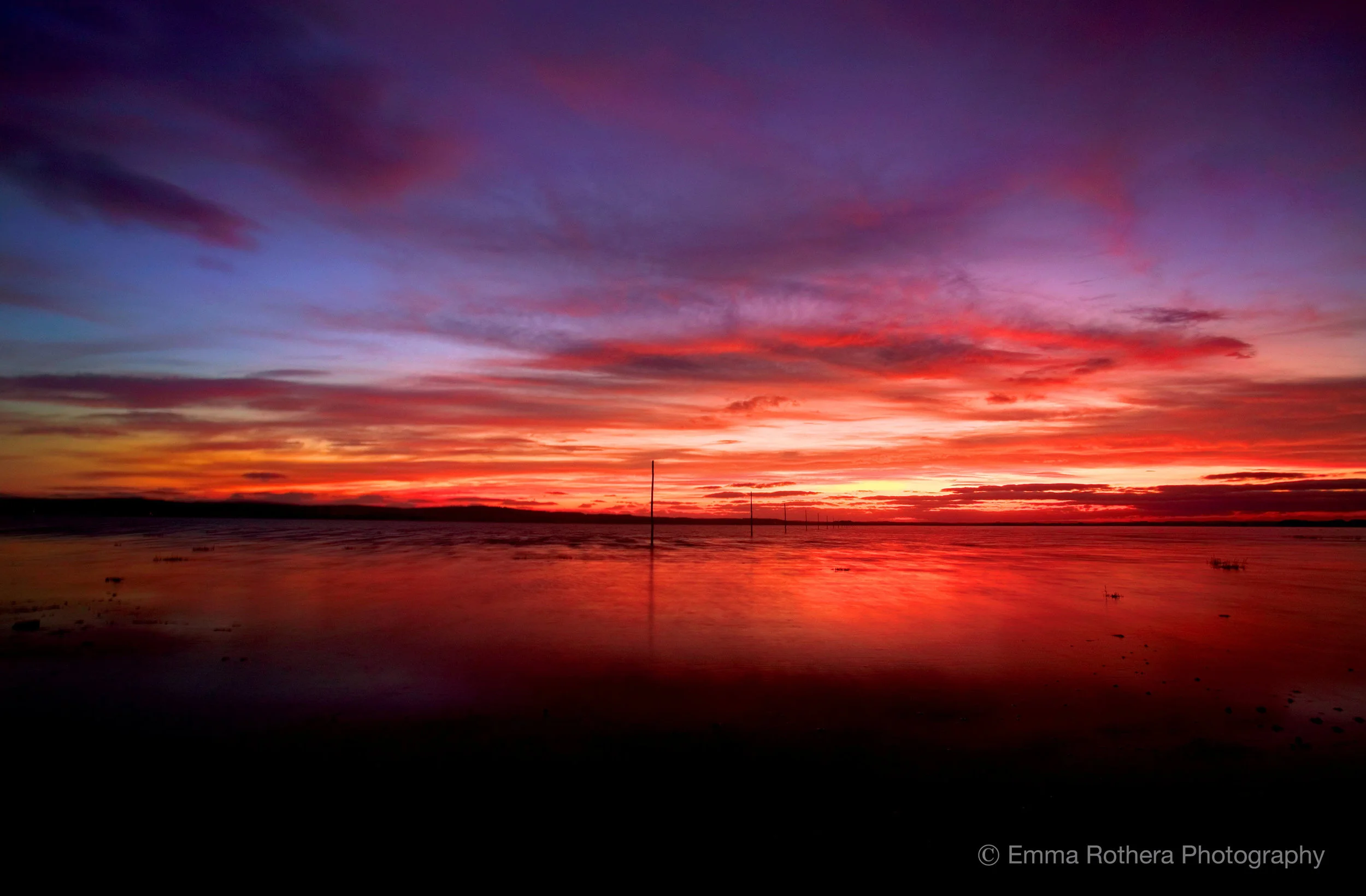 The Pilgrims Way, Last Light at High Tide, Holy Island, Northumberland