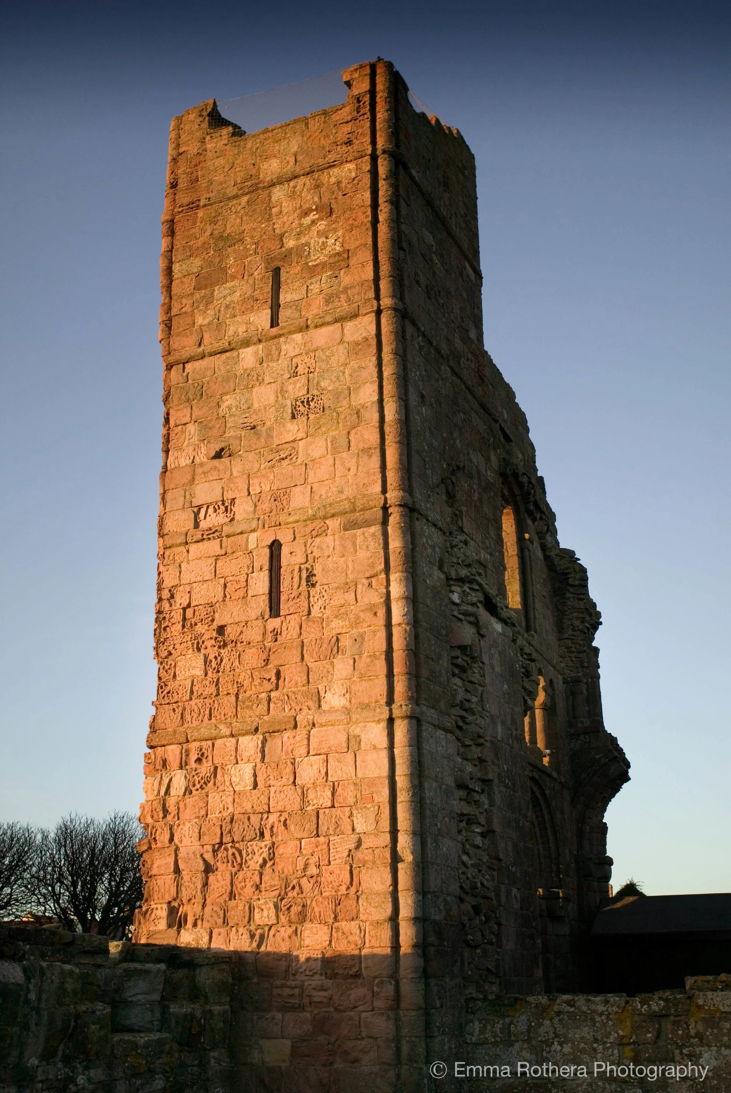 Lindisfarne Priory Tower, Lindisfarne, Northumberland