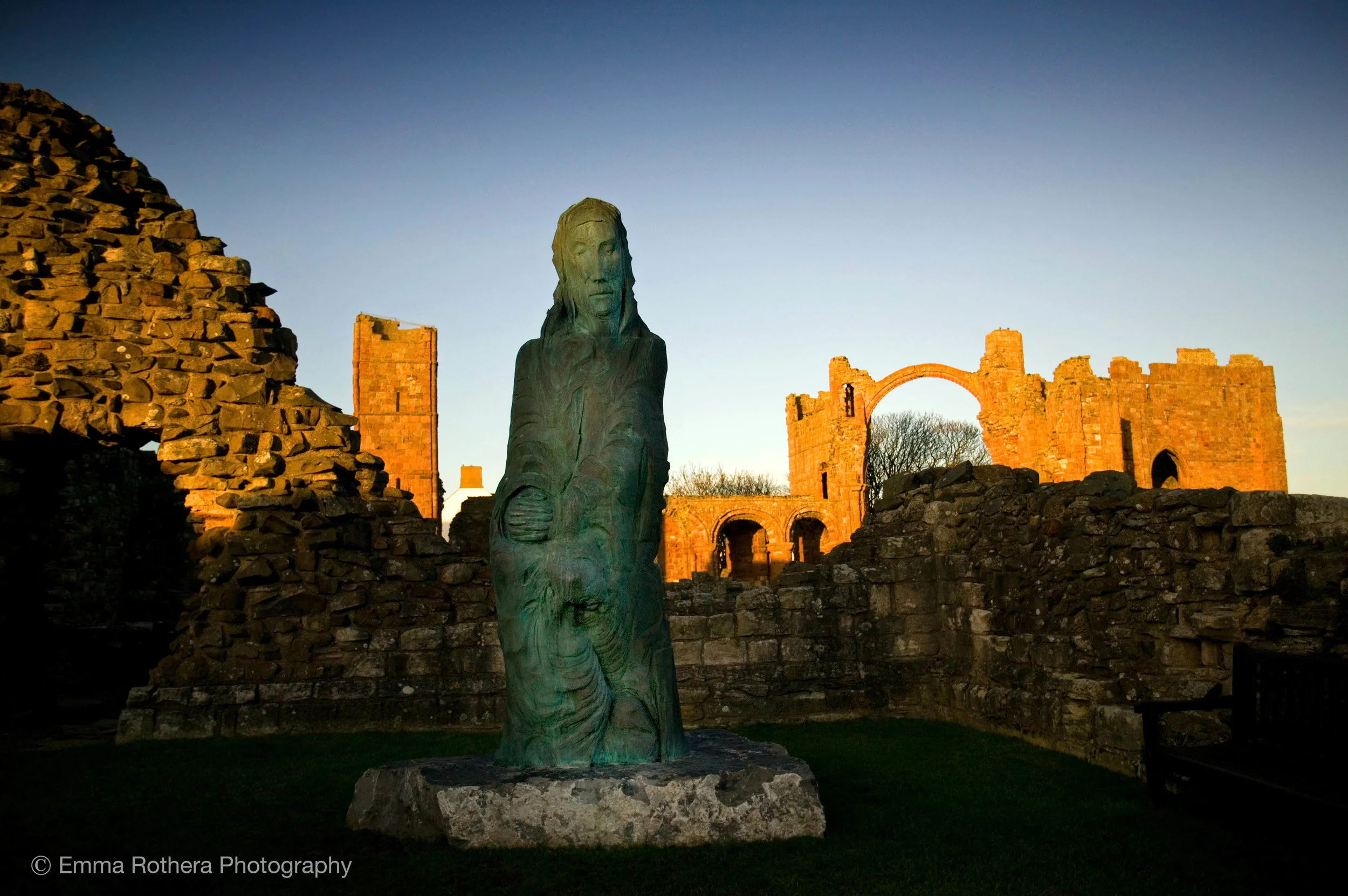 St Cuthbert & Lindisfarne Priory View, Lindisfarne, Northumberland