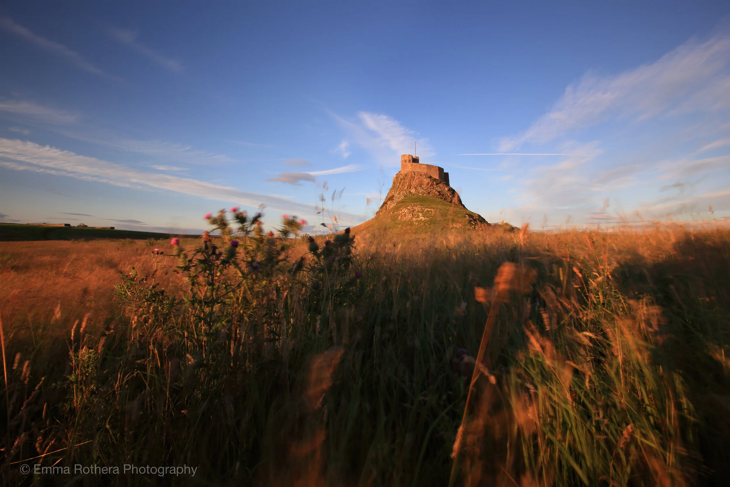Lindisfarne Castle Autumn Light, Holy Island, Northumberland