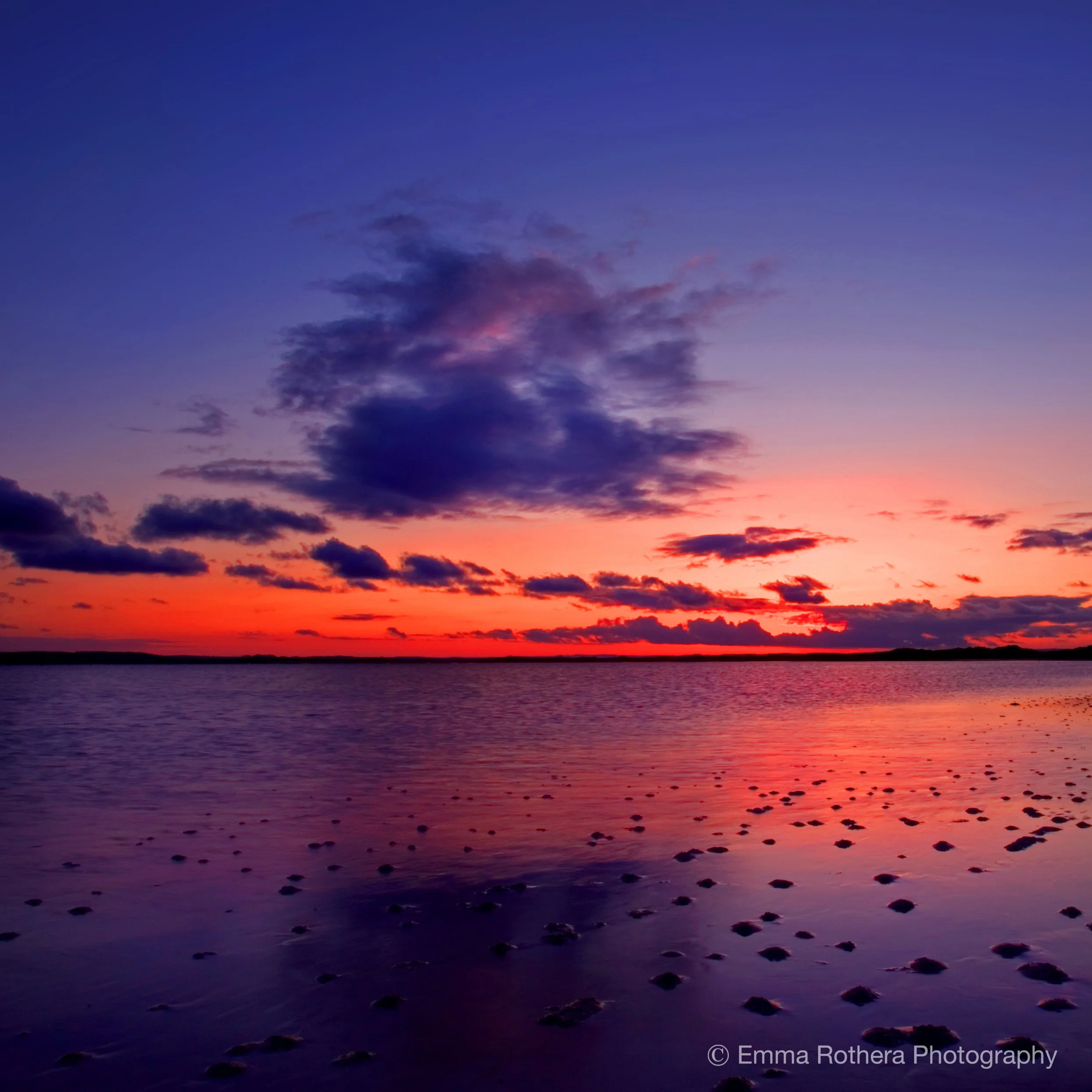 Autumn Sunset, Holy Island, Northumberland