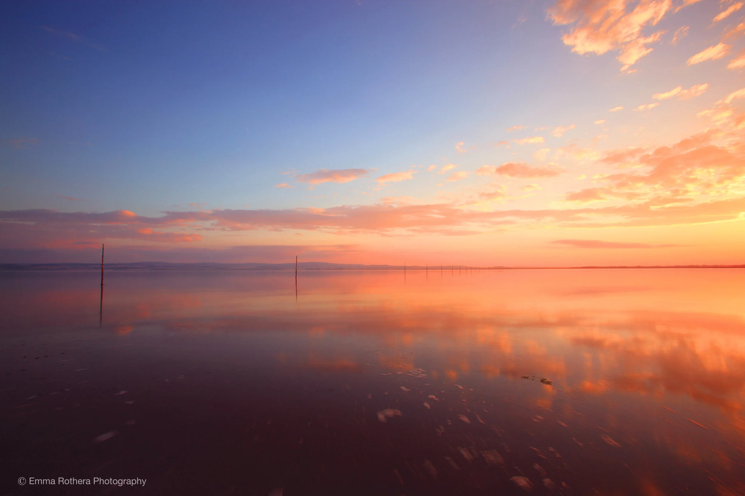 Pilgrims Way High Water Summer Sunset, Holy Island, Northumberland