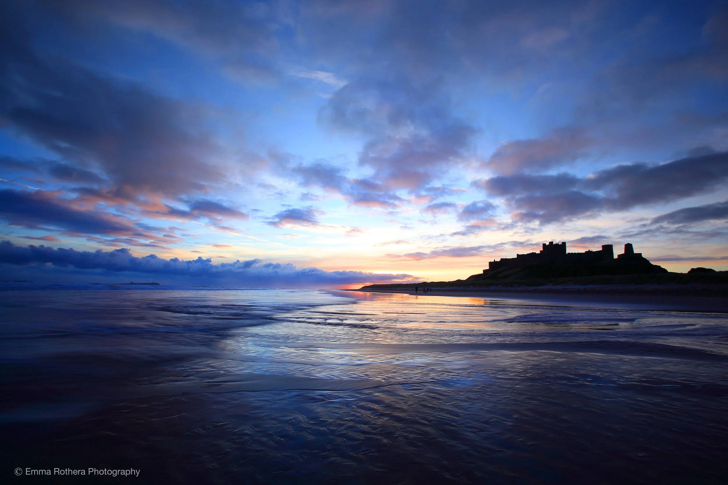 Bamburgh Castle Blue Hour, First Light, Bamburgh, Northumberland