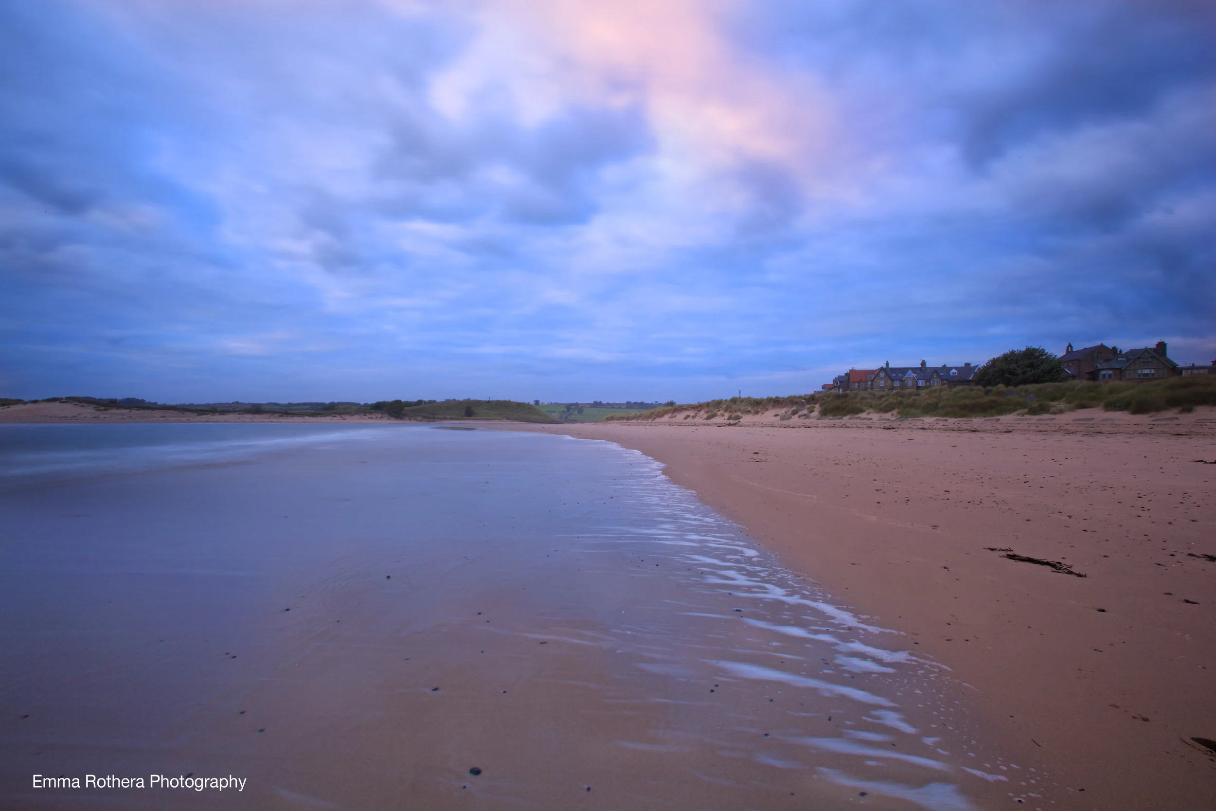 Alnmouth village view as the tide comes in, Alnmouth, The Northumberland Coast
