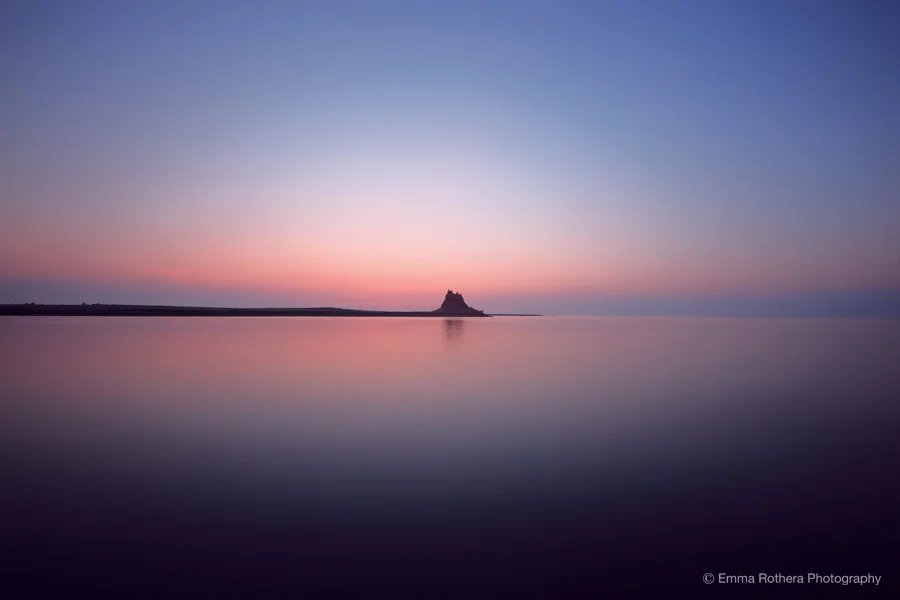 Lindisfarne Castle Serene, First Light, Northumberland