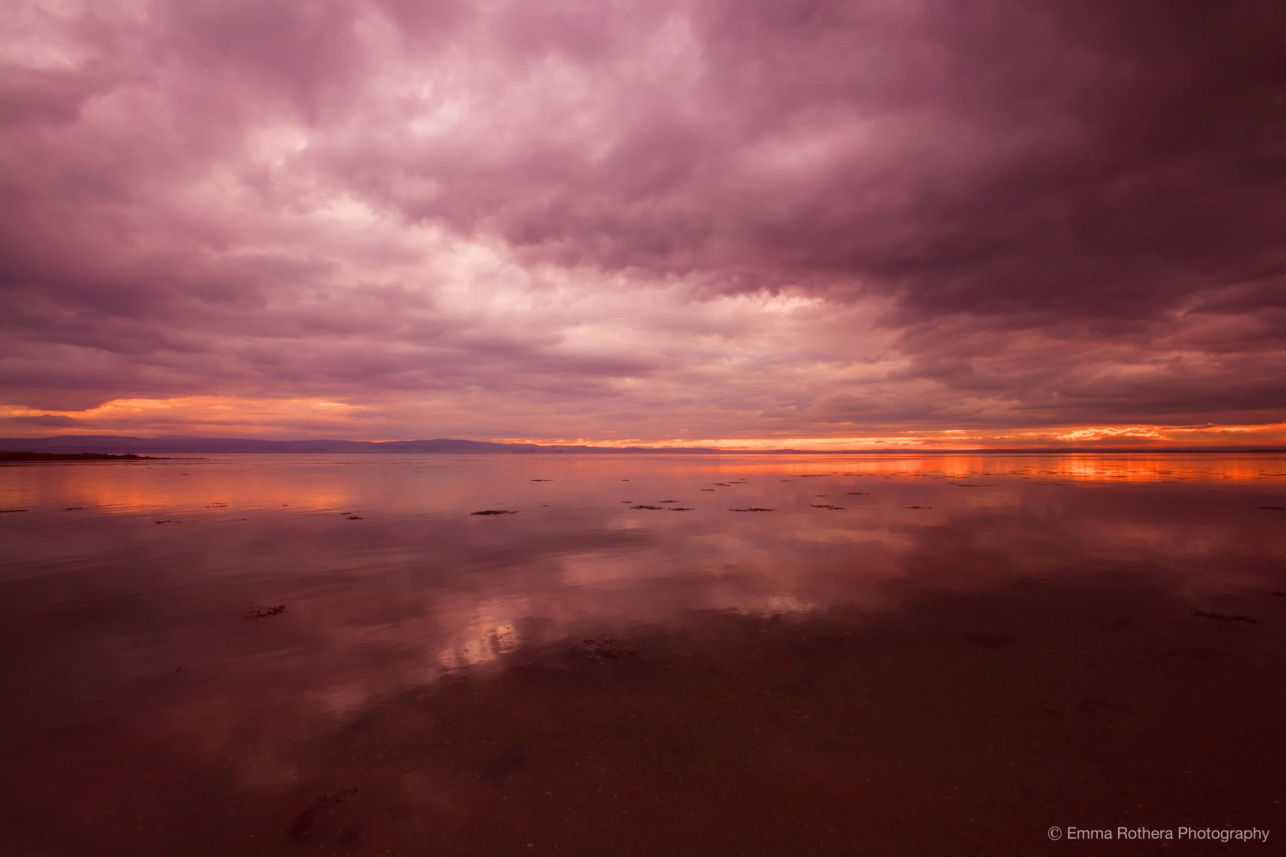 Jenny Bells Autumn Seascape, Holy Island, Northumberland