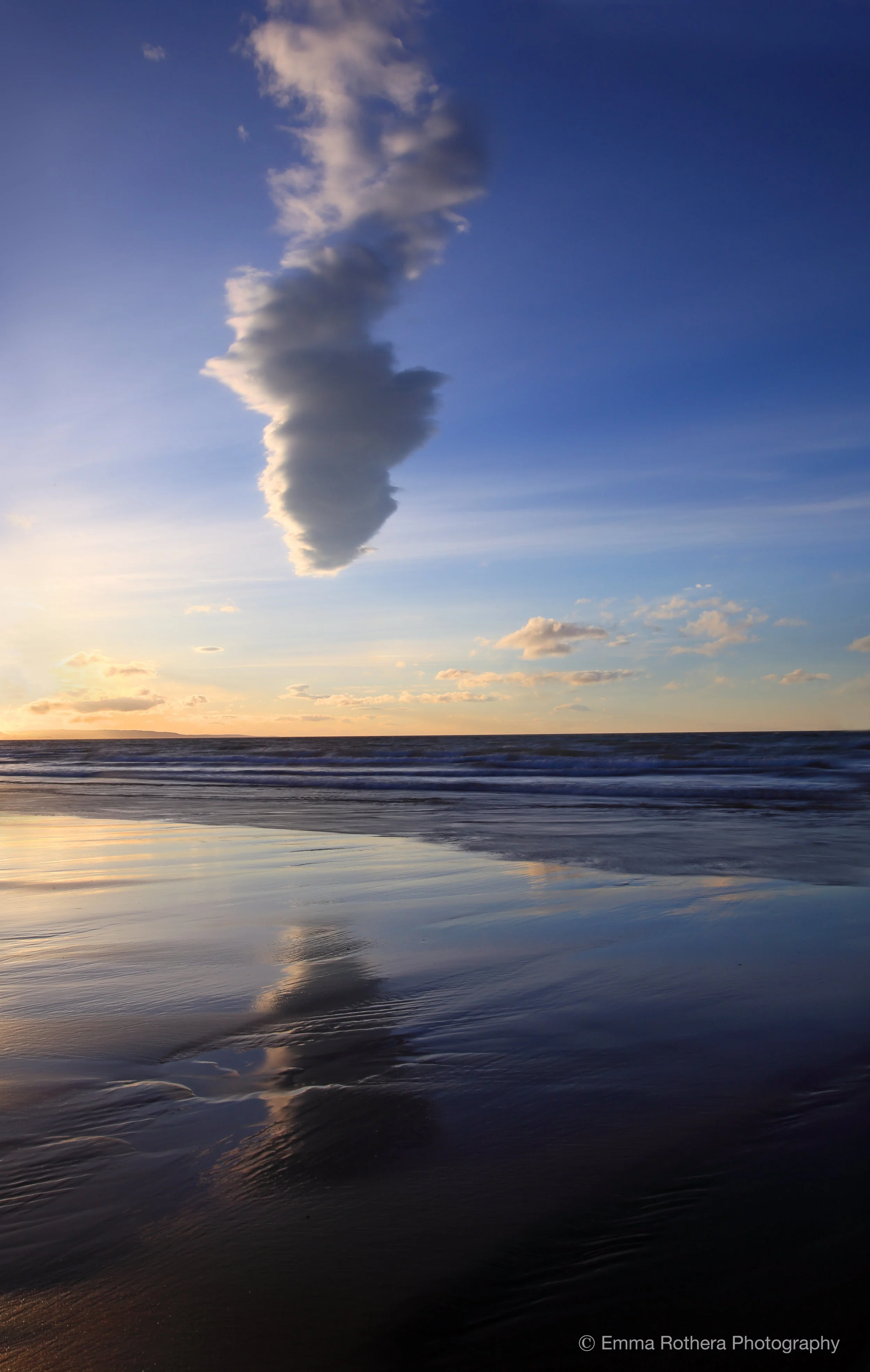 Lenticular Wave Cloud, The North Shore, Lindisfarne, Northumberland