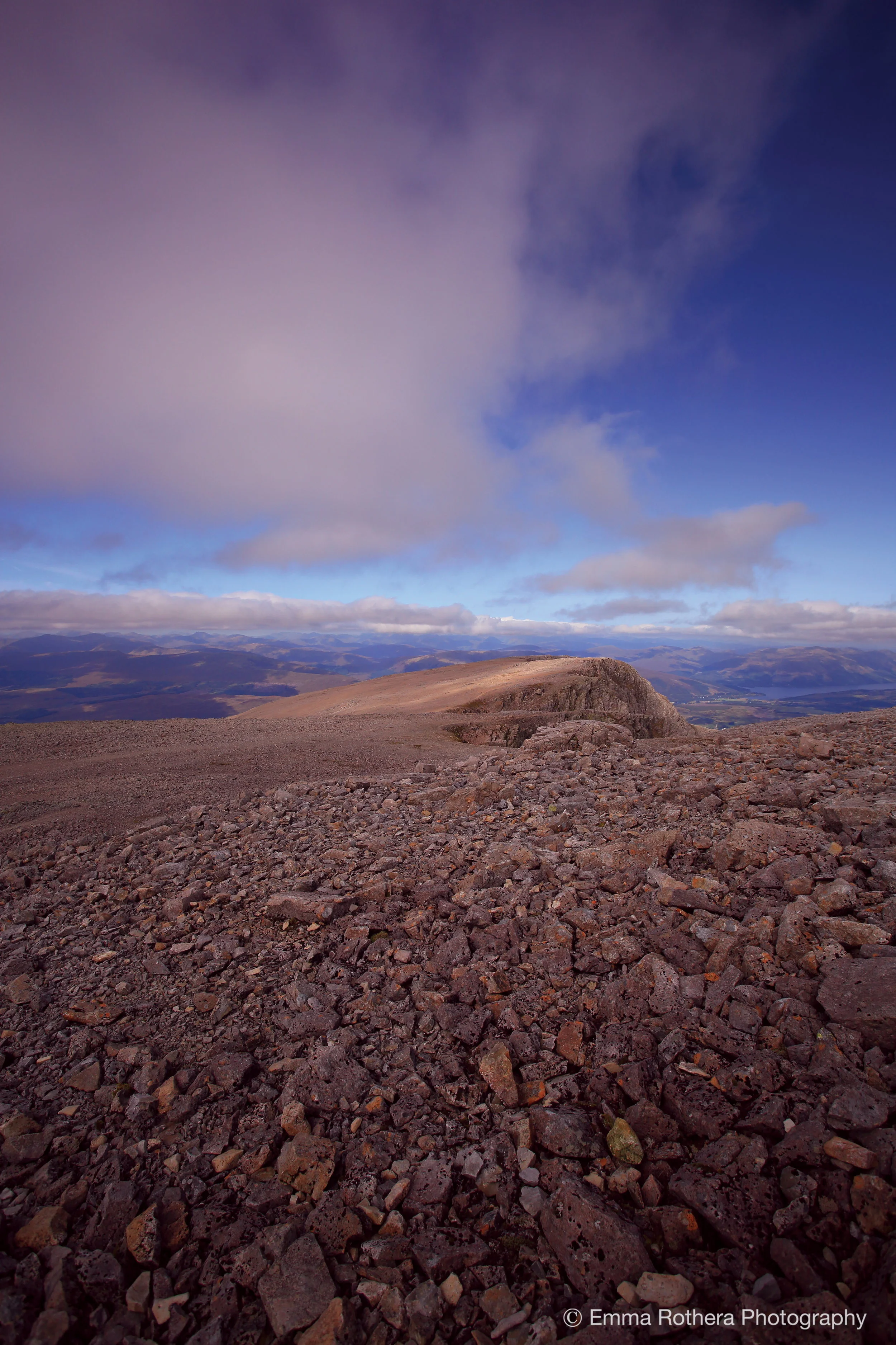 Ben Nevis Summit, Fort William, Scottish Highlands, Scotland