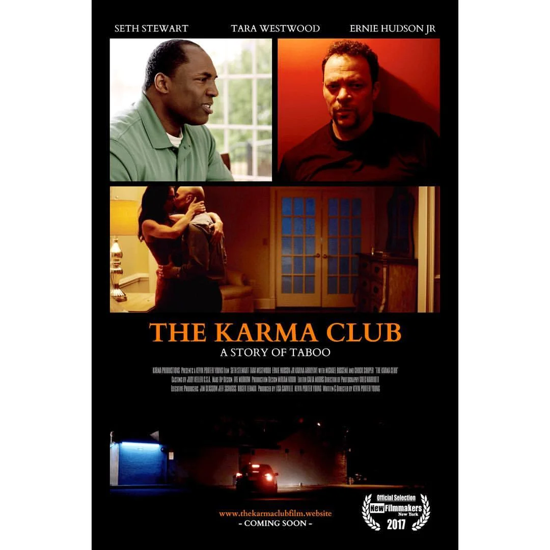 I loved working on The Karma Club, it's a great lil indie and is available on Amazon Prime now! Please check it out and if you like it, tell your friends and give us a good review! 