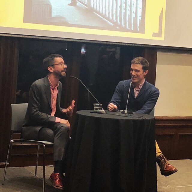WHEN BROOKLYN WAS QUEER had an incredible launch party at the @brooklynhistory Tuesday night with 300+ attendees! Pictured here are SLL clients @hughoryan and @slate editor @jblowder discussing the lost histories of Brooklyn&rsquo;s LGBTQ+ community.