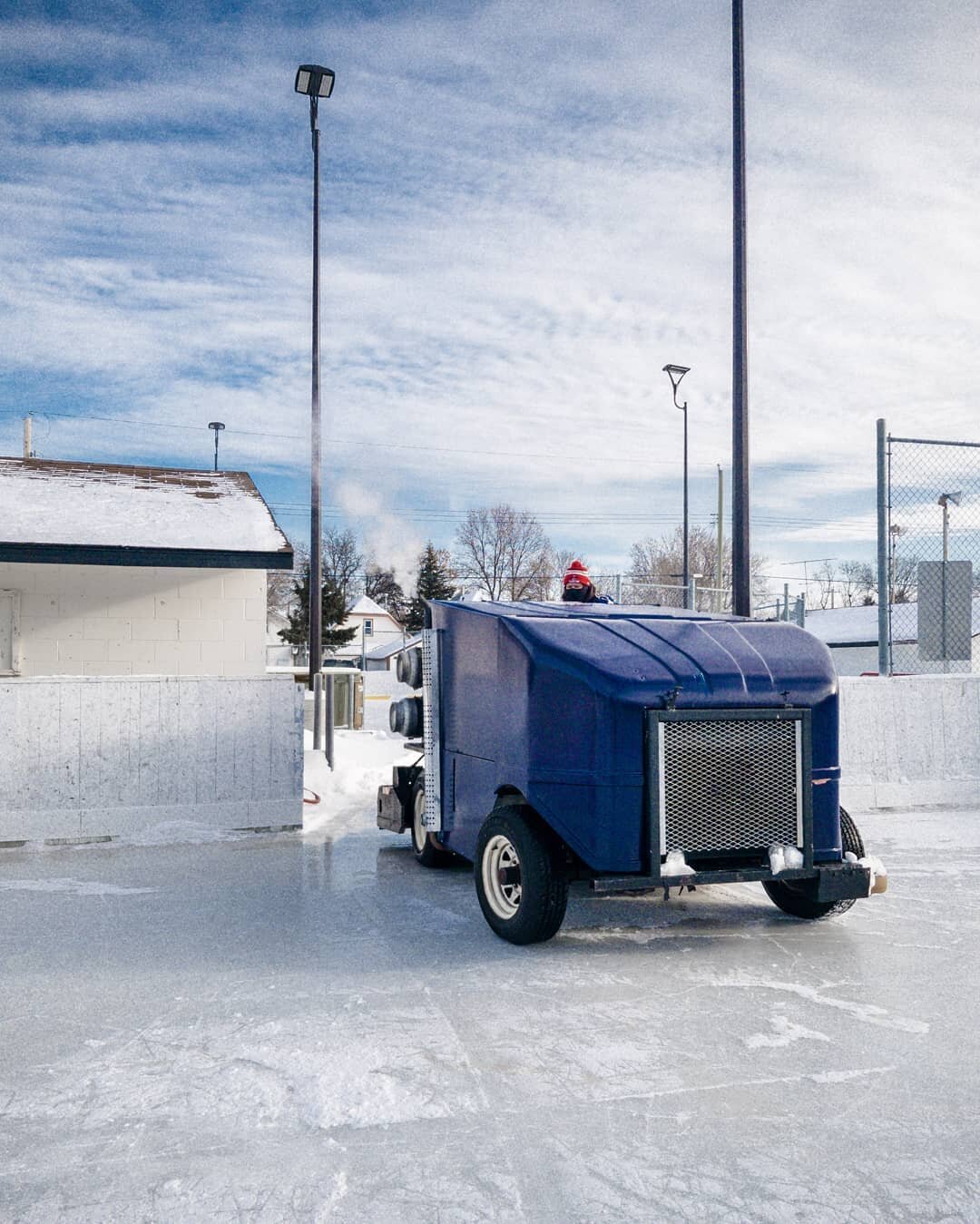 Is Zamboni time stressful or relaxing?⁣
⁣
When the Zamboni gets on the ice I take it as a nice time to have a small rest but some people seem frustrated with having to take the time to clean the surface. The fresh clean ice is so nice. Maybe it's wor