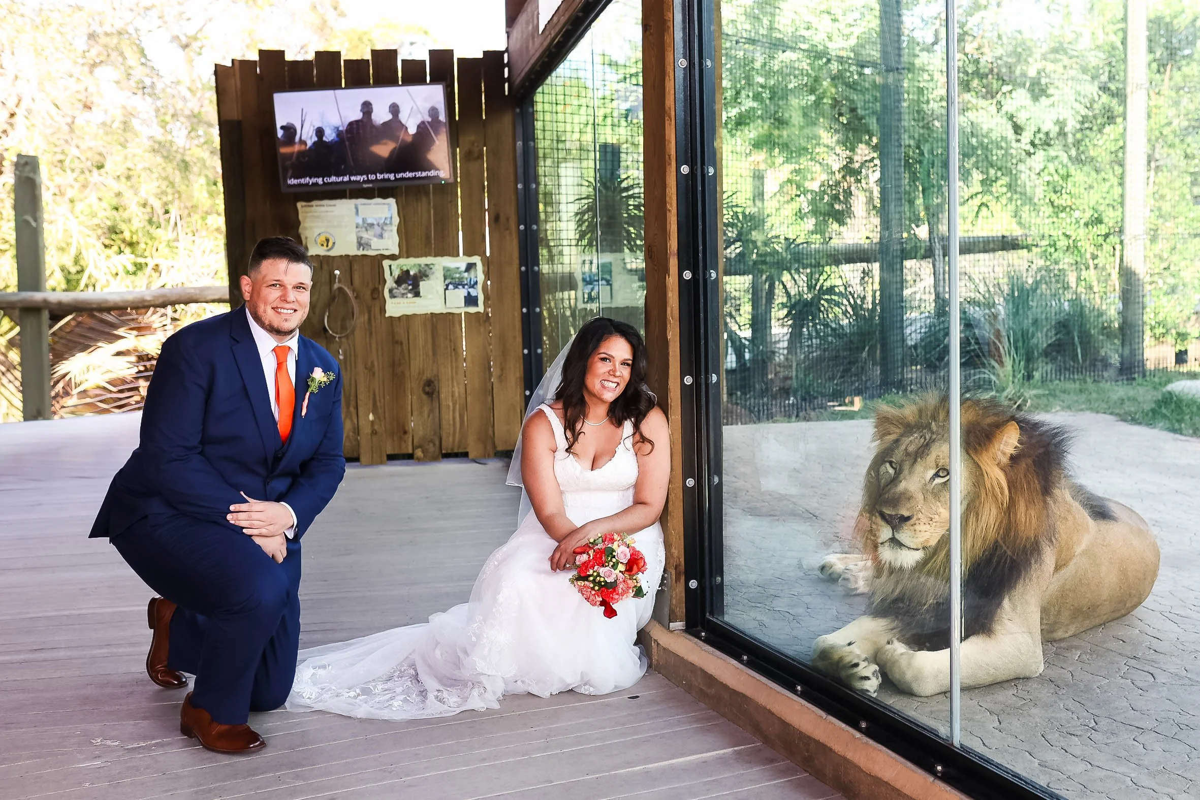 Brevard Zoo Wedding with a Veterinarian |  Melbourne Florida Wedding Photography