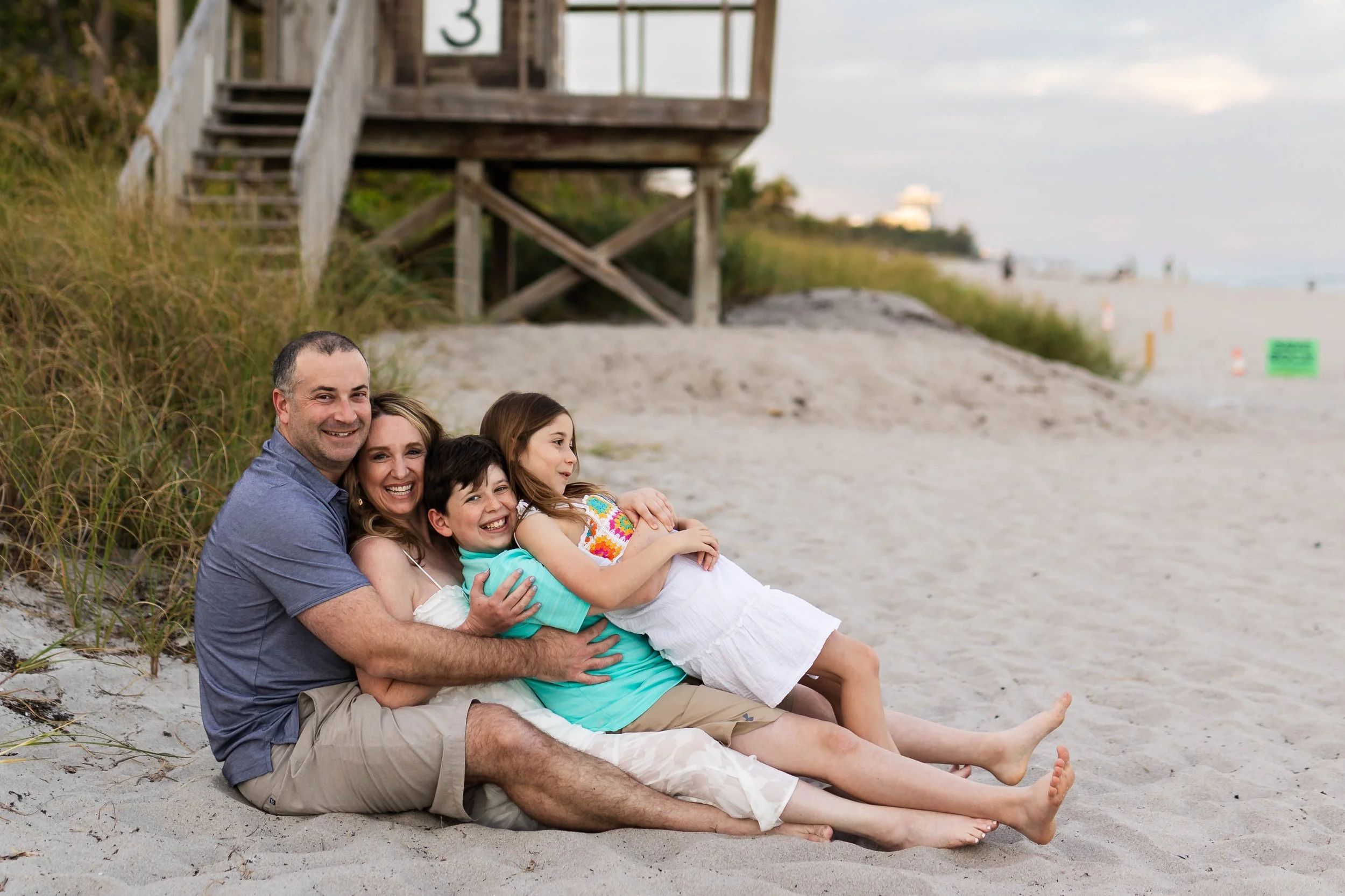 Sunset Beach Family Photography Session | Boca Raton FL Photographer