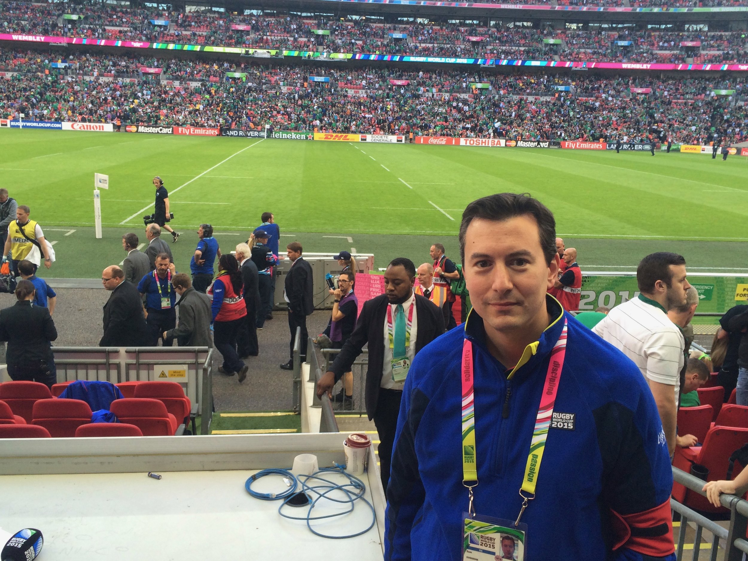 RFU pitchside surgeon, The Rugby World Cup 2015