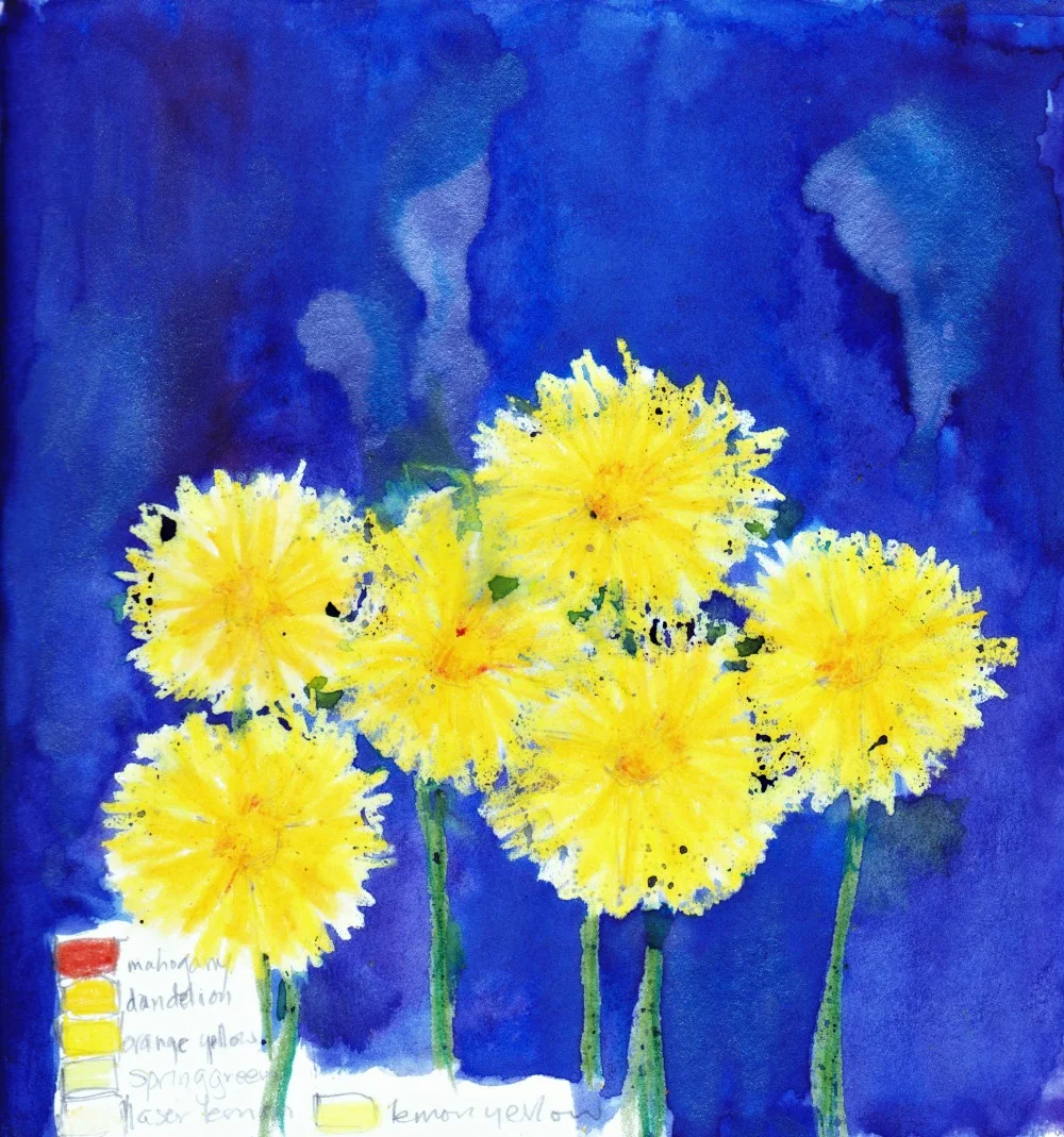 Even crayons get the blues.