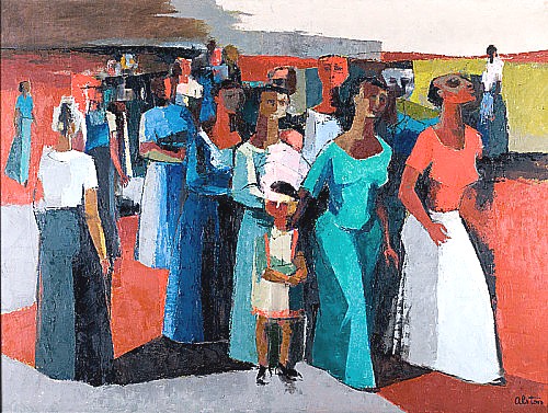 You can see the Cubist movement reflected in some of his paintings. Getty Images