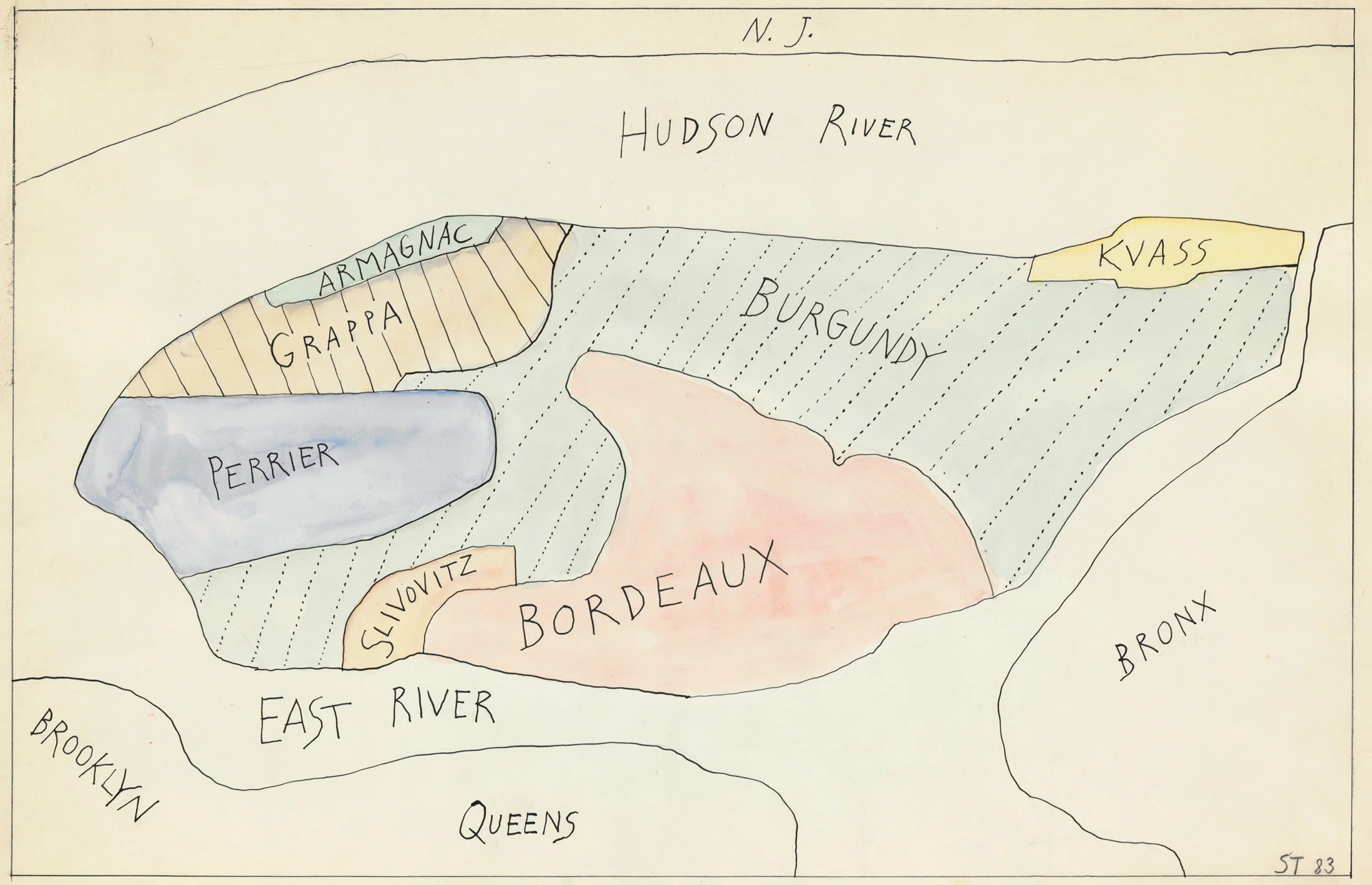 The wine choices of Manhattan