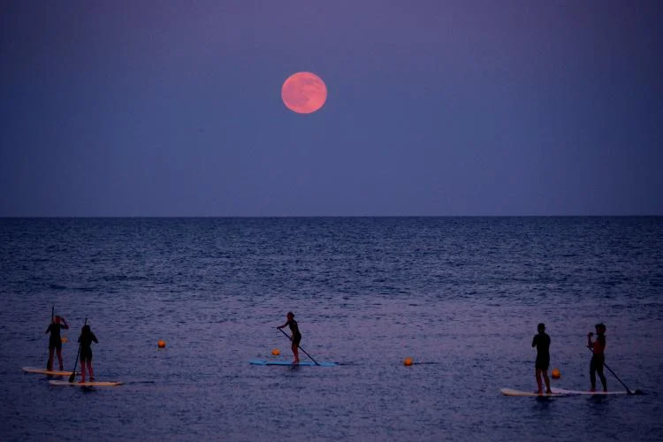 June: Strawberry Moon The wild strawberries that start to ripen during early summer gave name to the Full Moon in June. https://www.timeanddate.com/astronomy/moon/strawberry.html