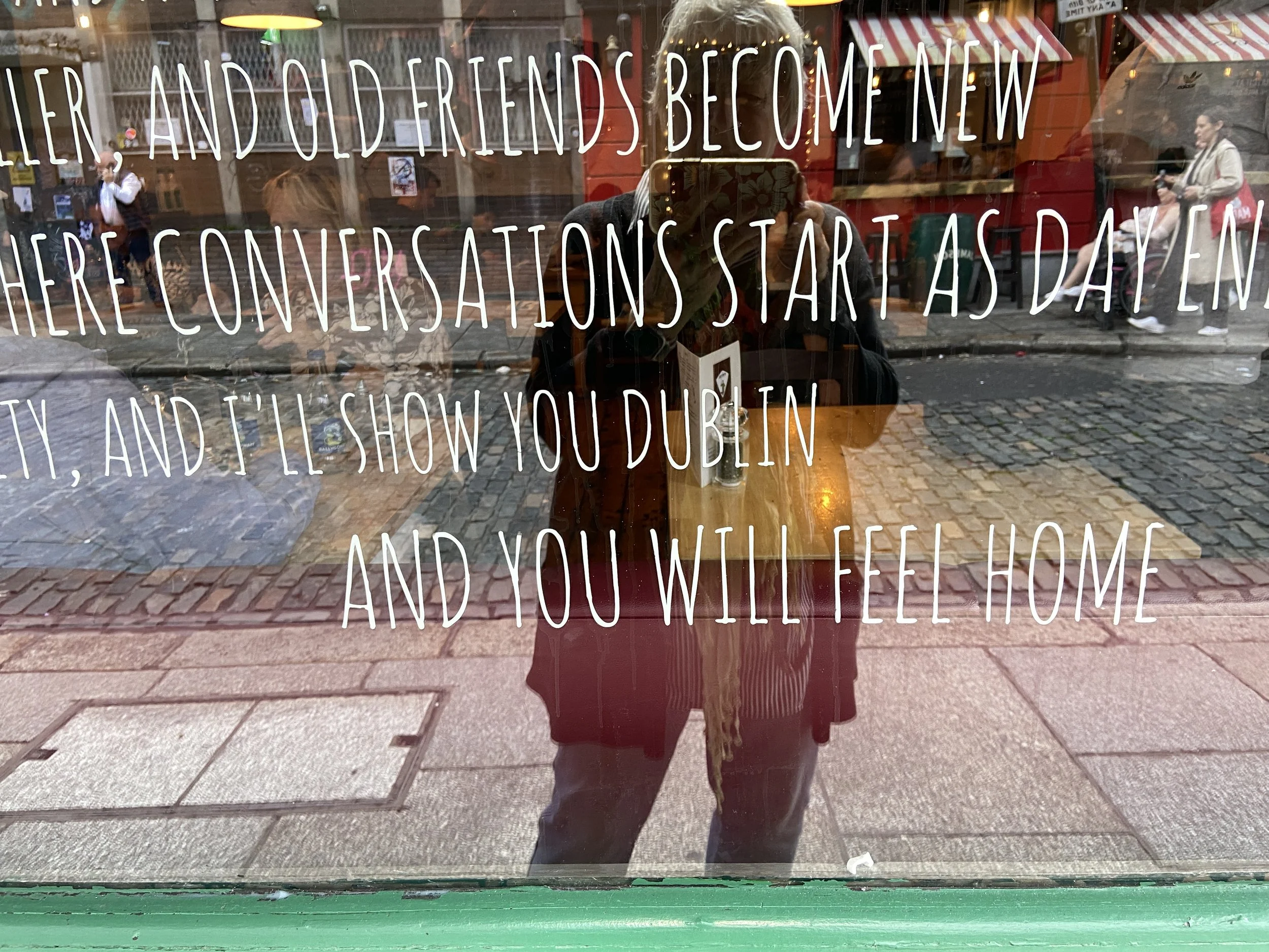 Four friends find Ireland. 
