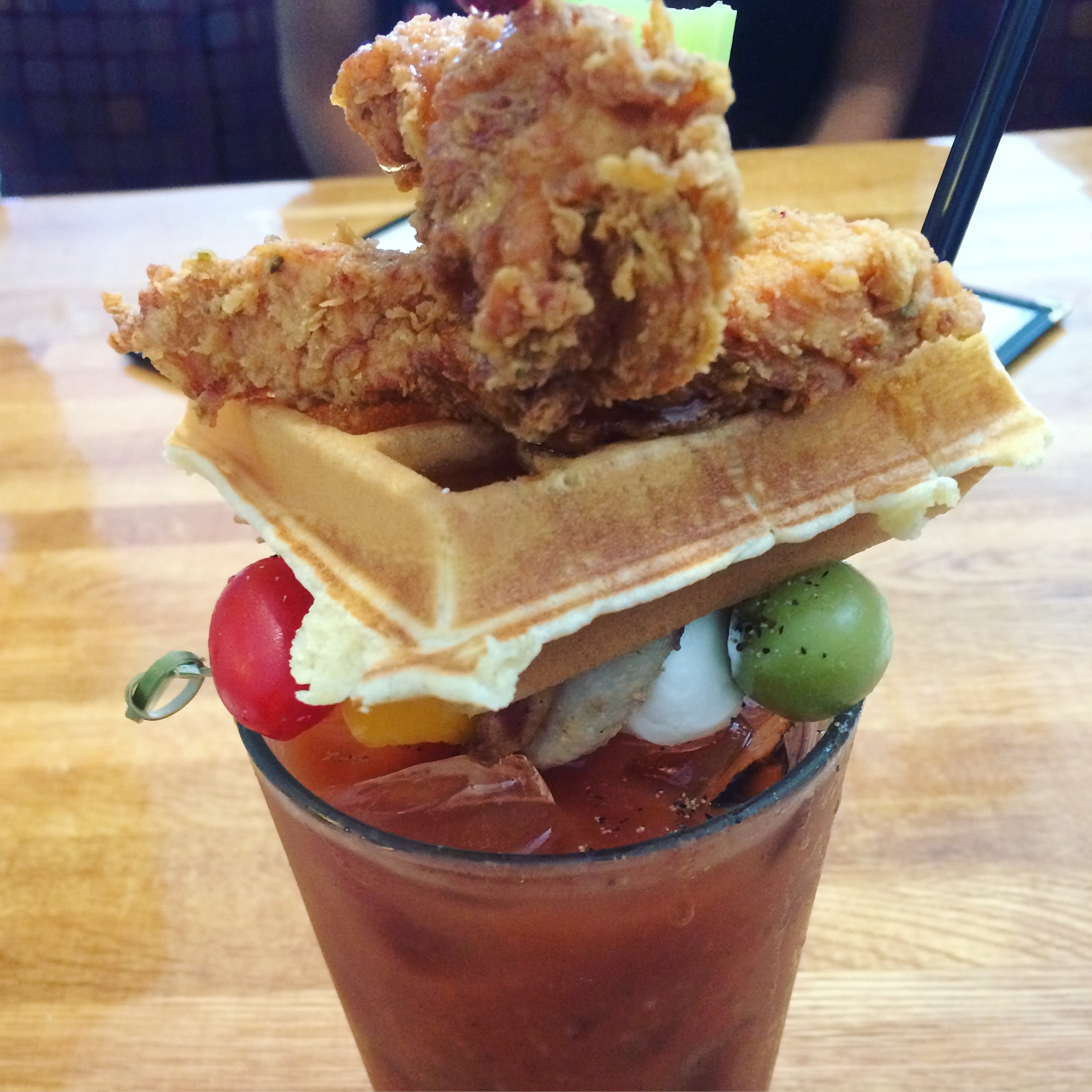 Chicken & Waffles Bloody Mary