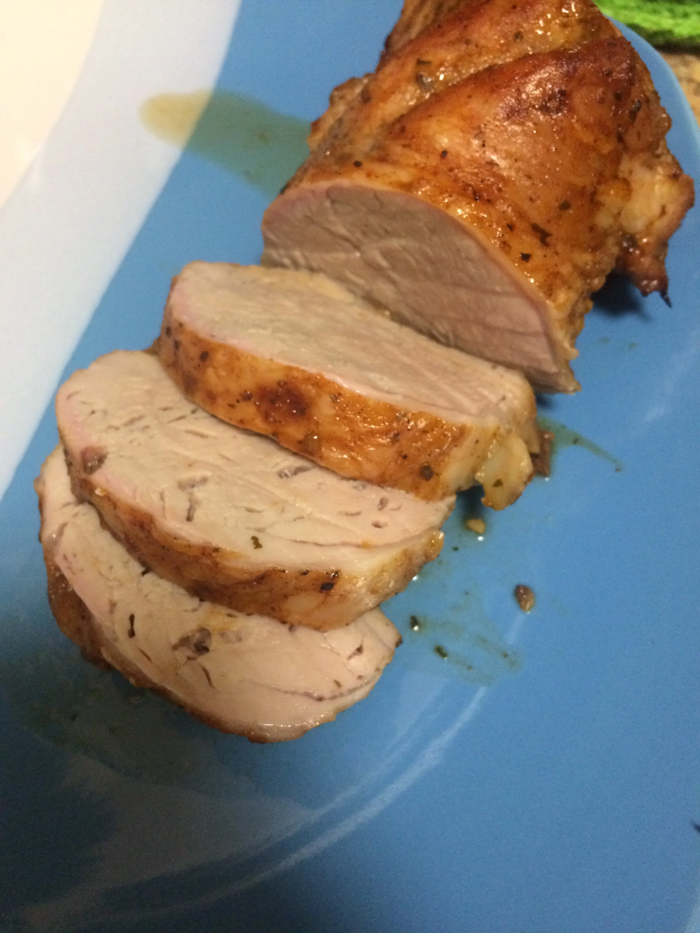 Brown Sugar Bourbon Roasted Pork Tenderloin