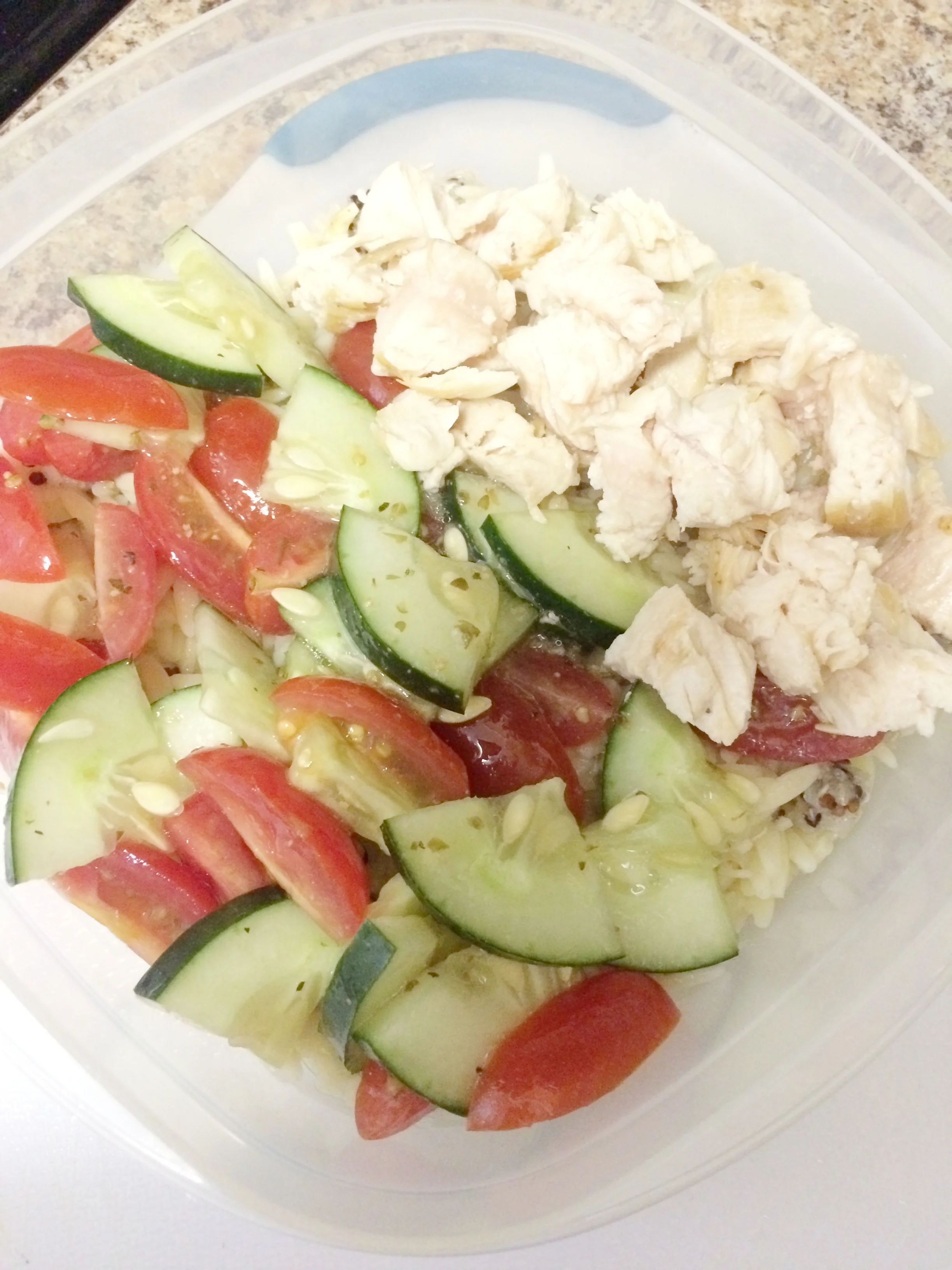 Greek-Inspired Chicken Bowls