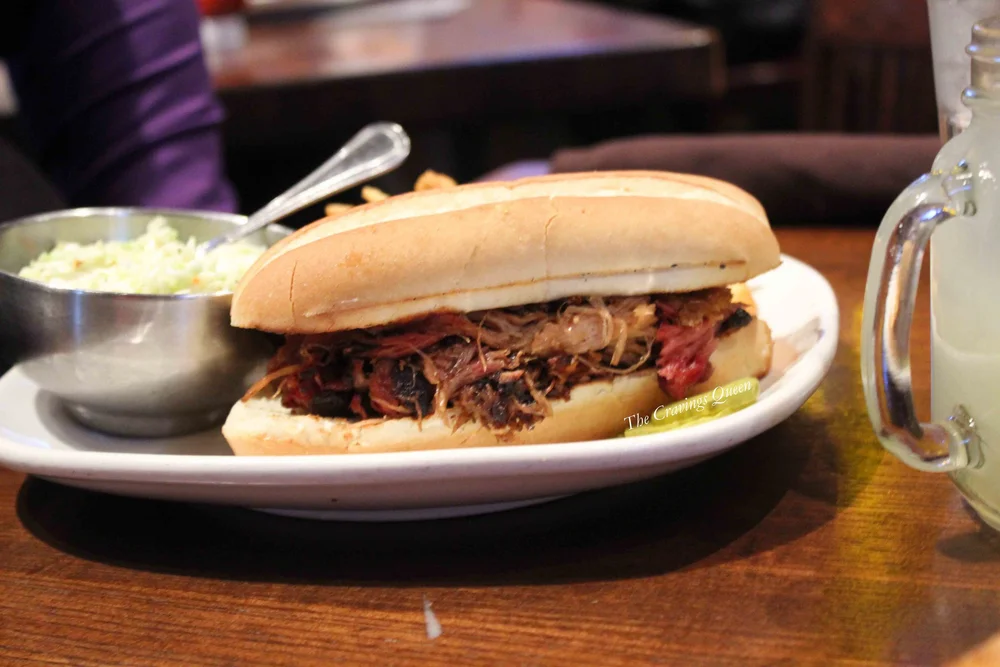Southern Jack pulled pork sandwich