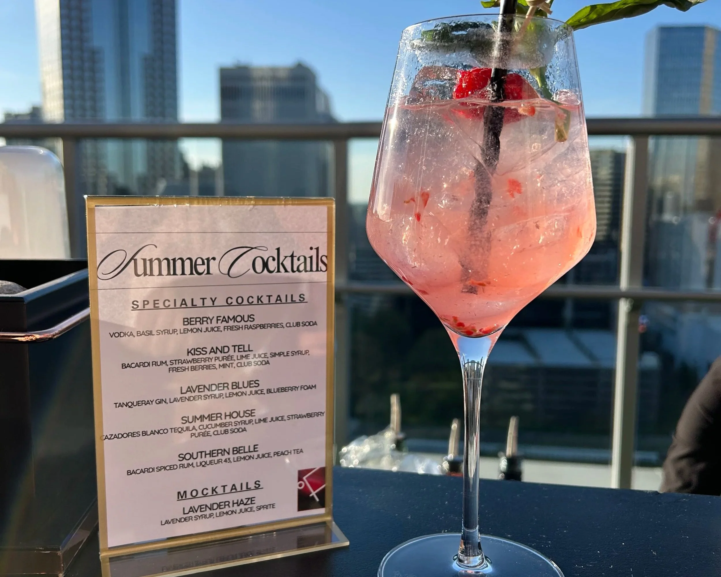 Spring and Summer Cocktails at Fahrenheit Charlotte
