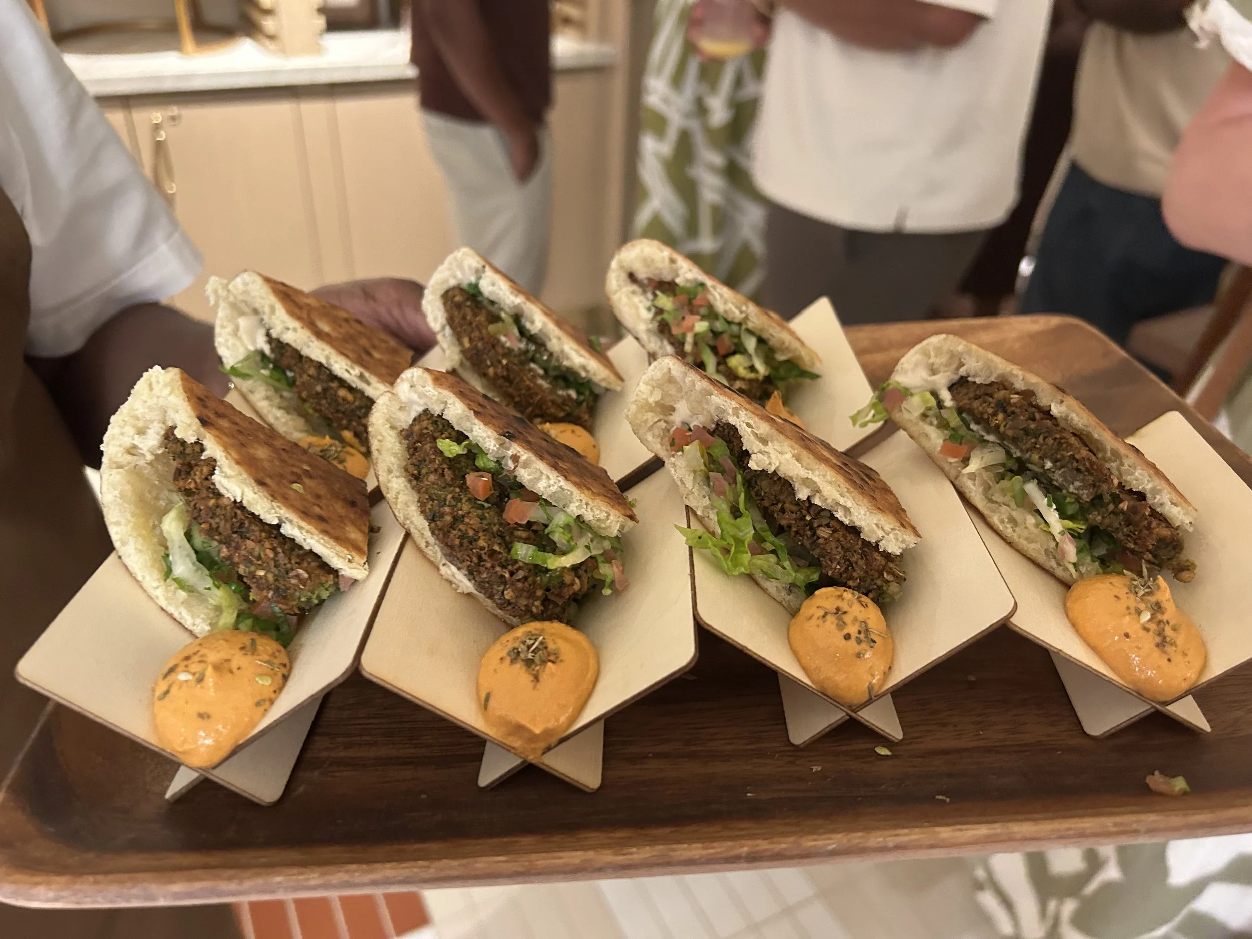 Fava Bean Falafel Foldie