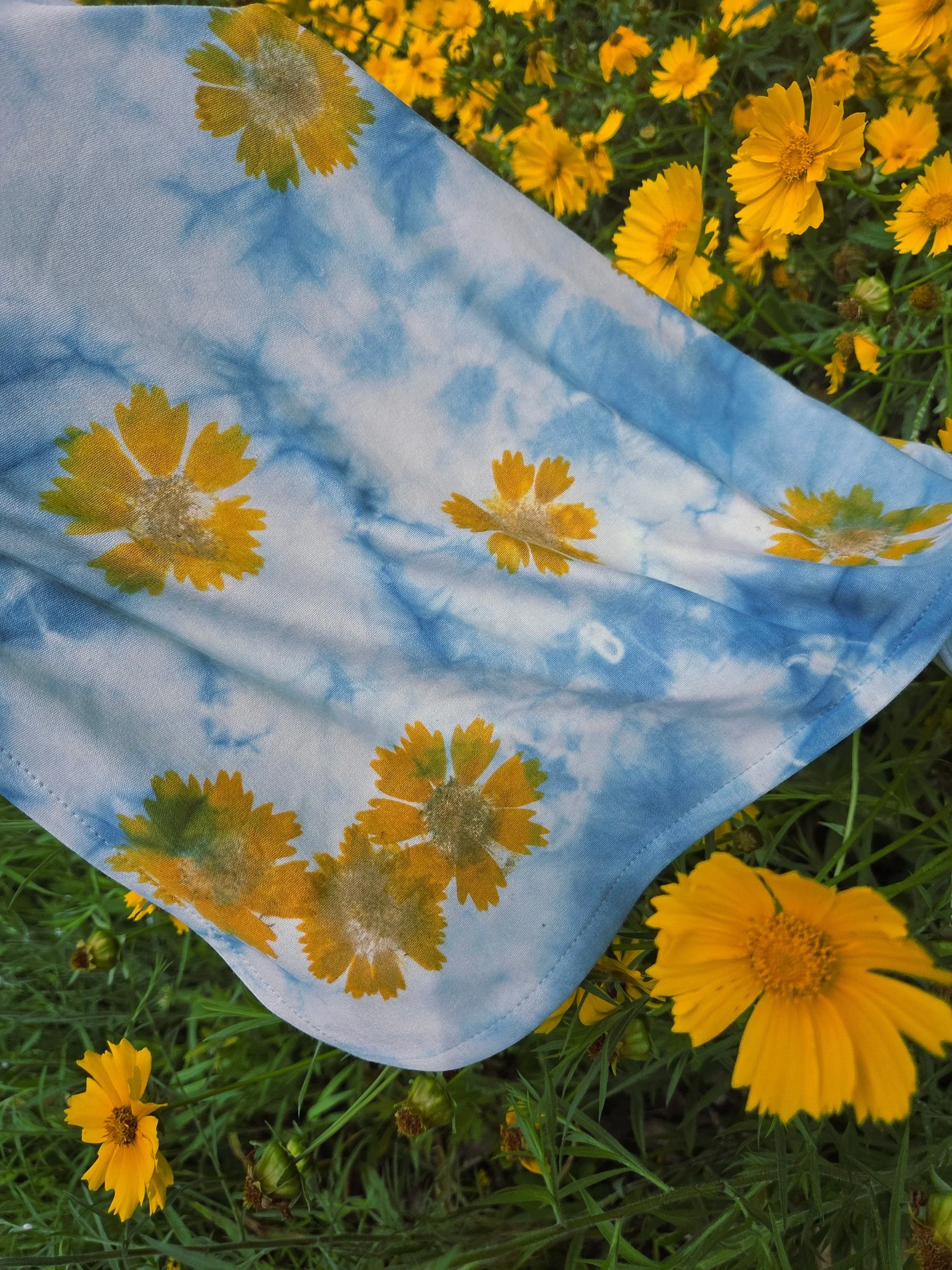 ALABAMA INDIGO + TICKSEED TIE-DYE SCARF