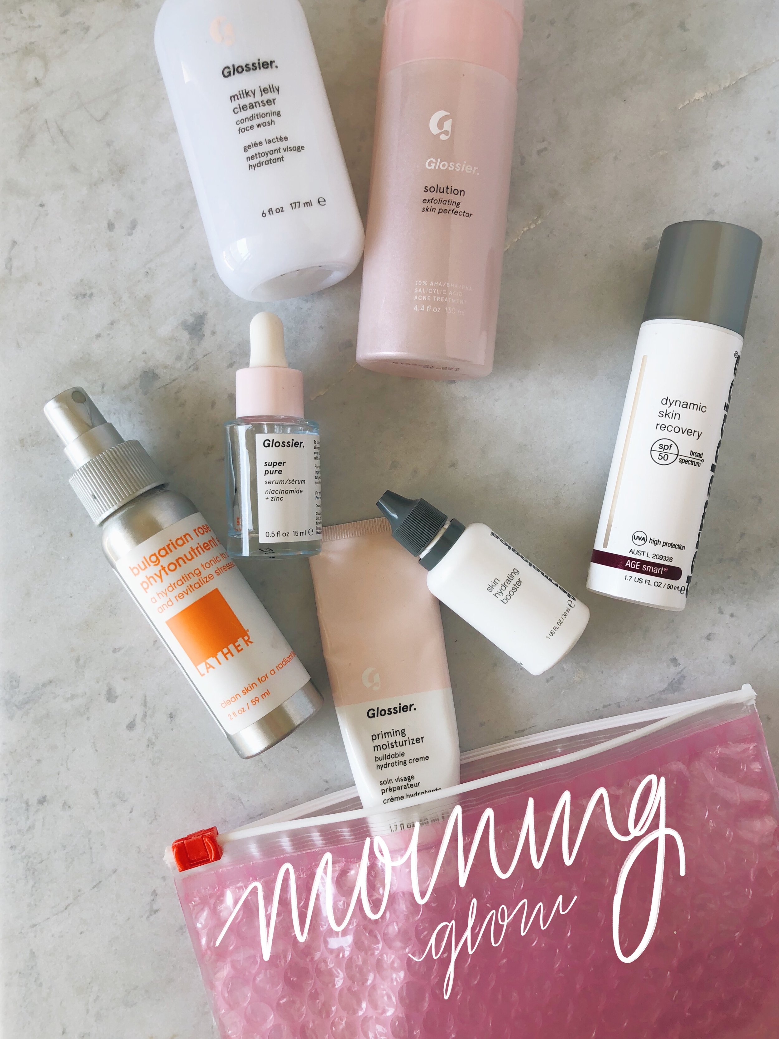 glossier skincare routine