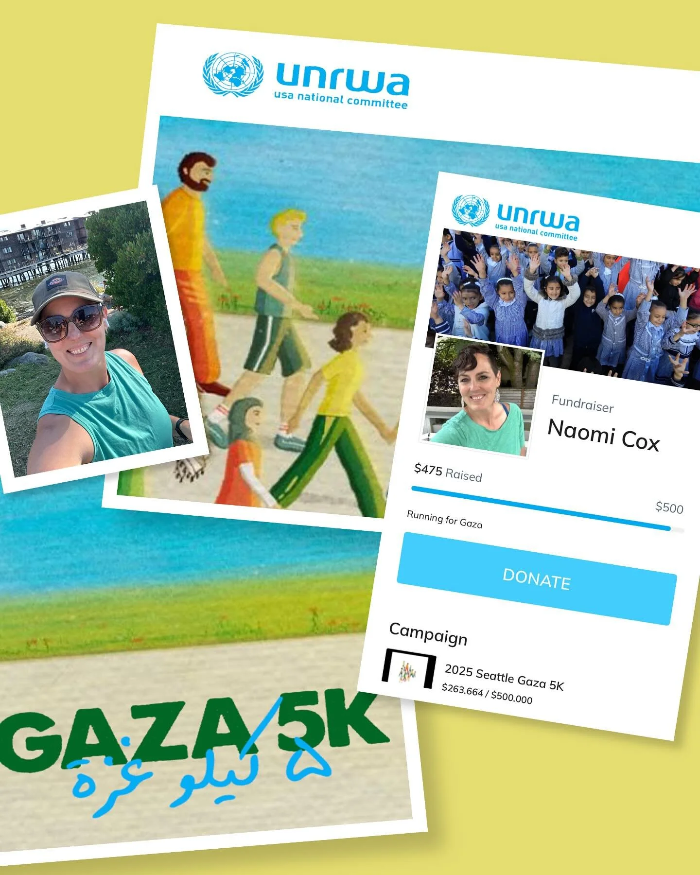 If you&rsquo;re looking for a way to show you care about the forced starvation and genocide in Gaza, one way to take action is through supporting @unrwausa fundraiser for Palestine refugee mental health. 

I&rsquo;ll be running the Seattle #Gaza5K th
